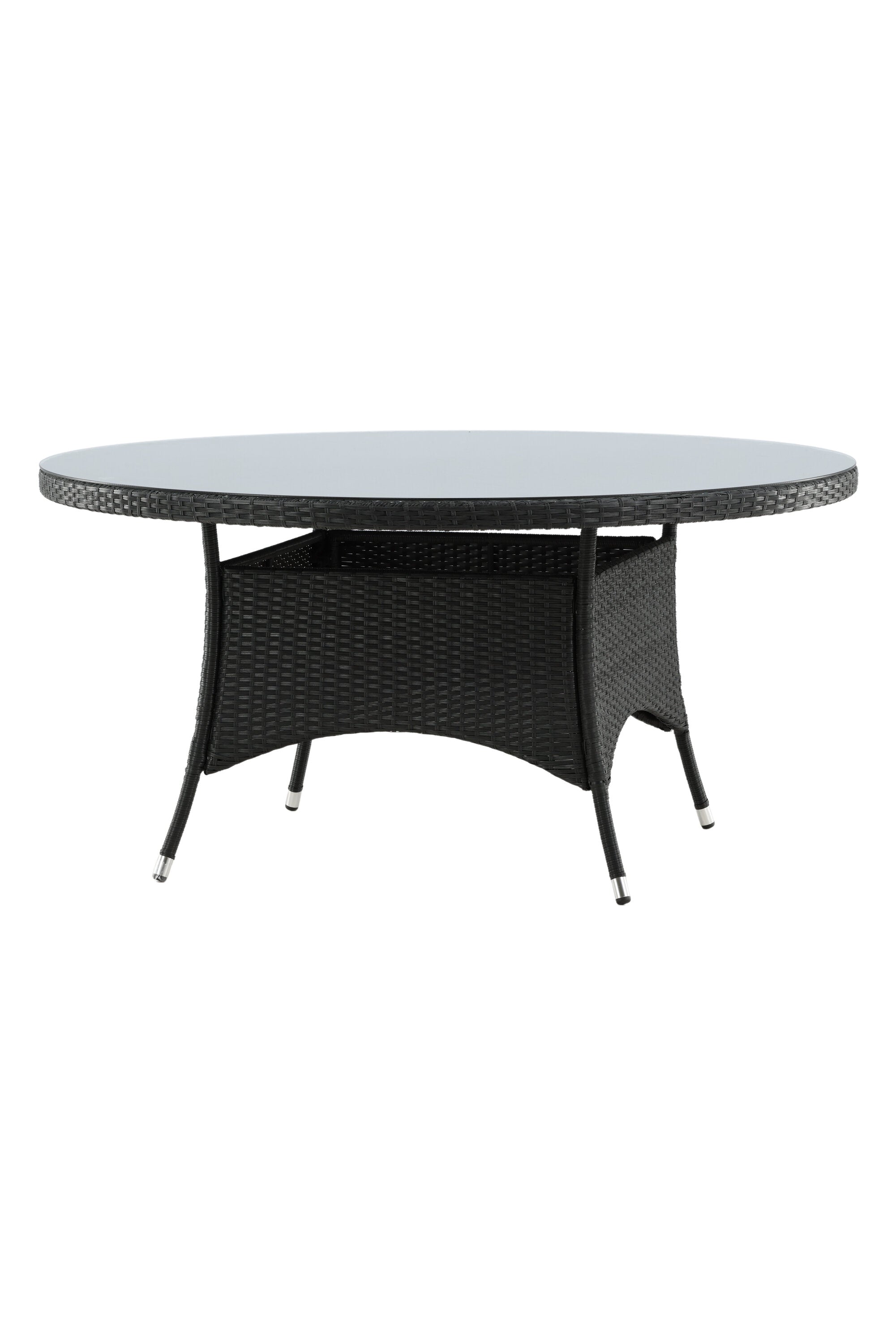 Volta Gartentisch rund in Schwarz präsentiert im Onlineshop von KAQTU Design AG. Gartentisch ist von Venture Home