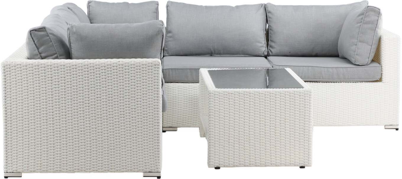 Venture Home Ecksofa 110 cm: Perfekt für Garten oder Terrasse, wetterbeständig, langlebig, stilvoll und bequem.