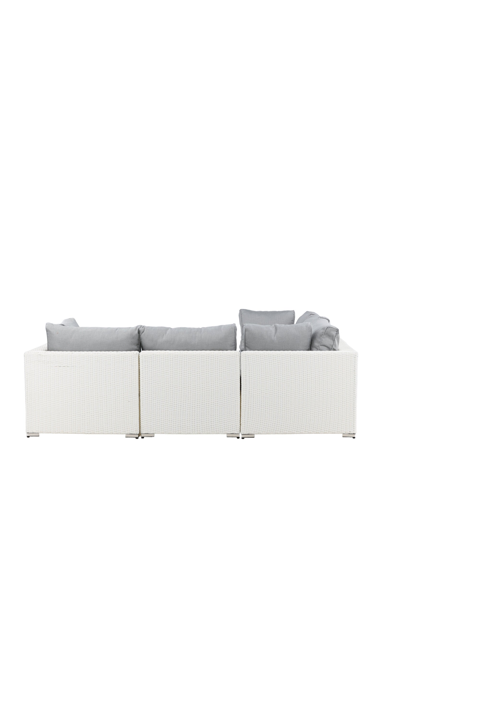 Amazon Ecksofa Outdoorset 110cm in Weiss präsentiert im Onlineshop von KAQTU Design AG. Loungeset ist von Venture Home