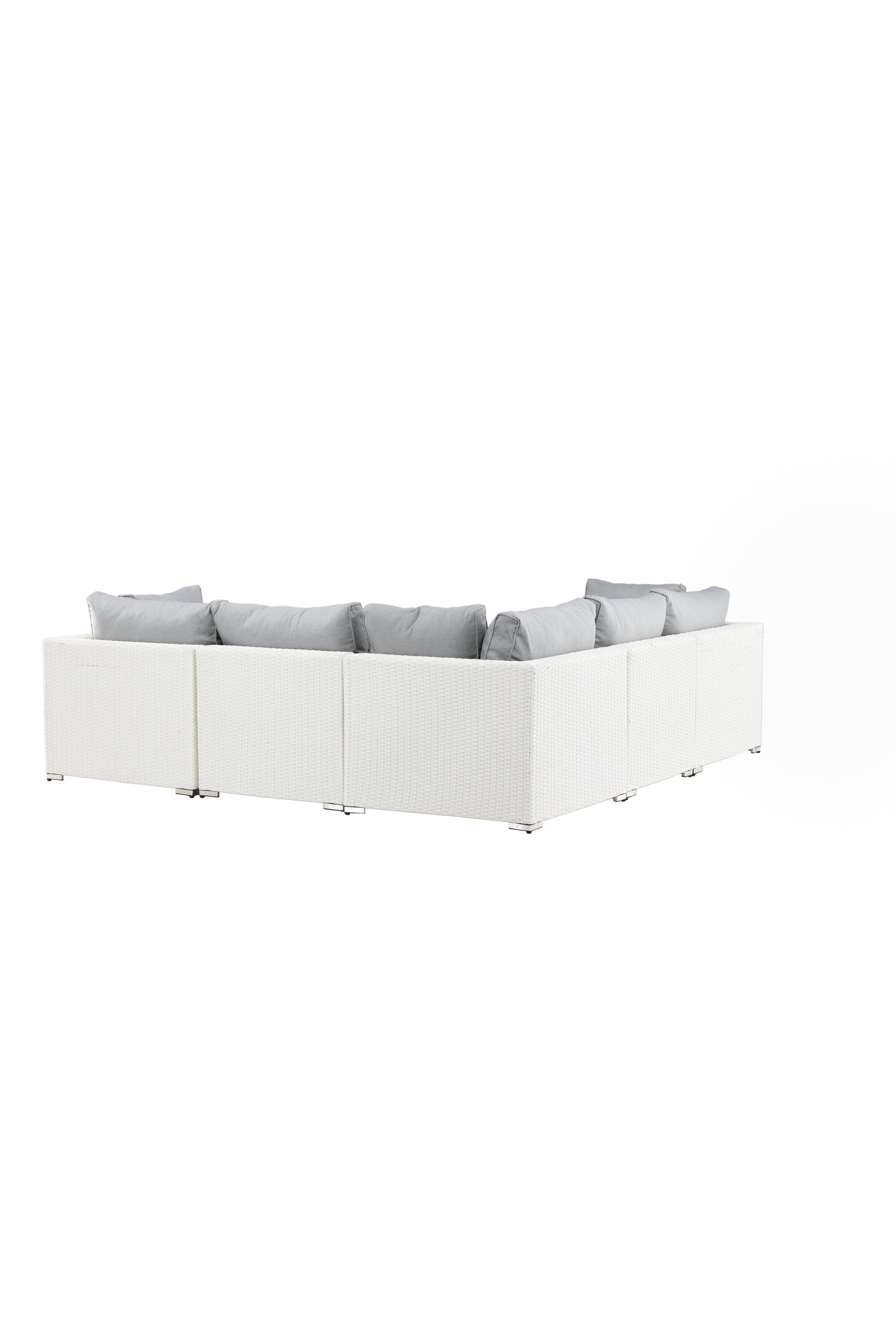 Amazon Ecksofa Outdoorset 110cm in Weiss präsentiert im Onlineshop von KAQTU Design AG. Loungeset ist von Venture Home