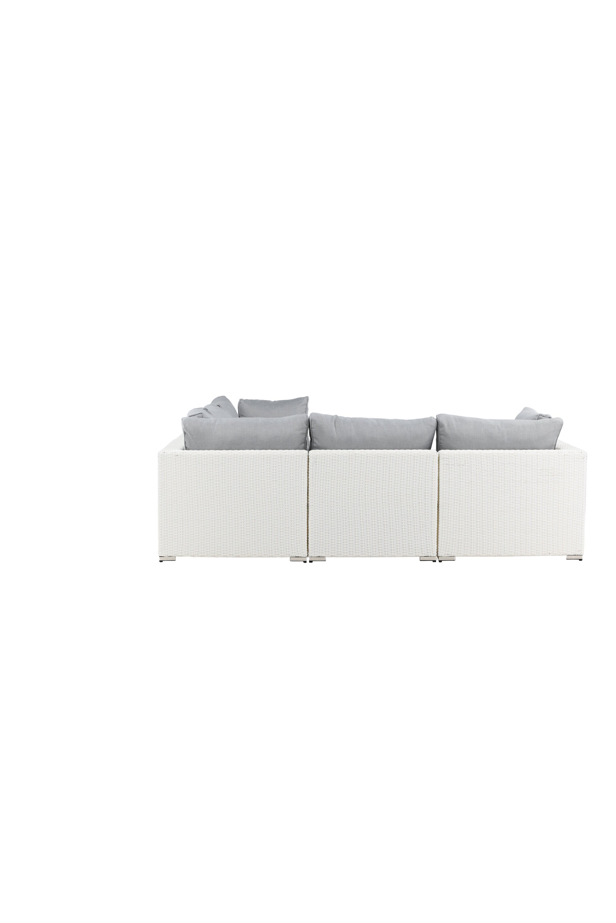 Amazon Ecksofa Outdoorset 110cm in Weiss präsentiert im Onlineshop von KAQTU Design AG. Loungeset ist von Venture Home