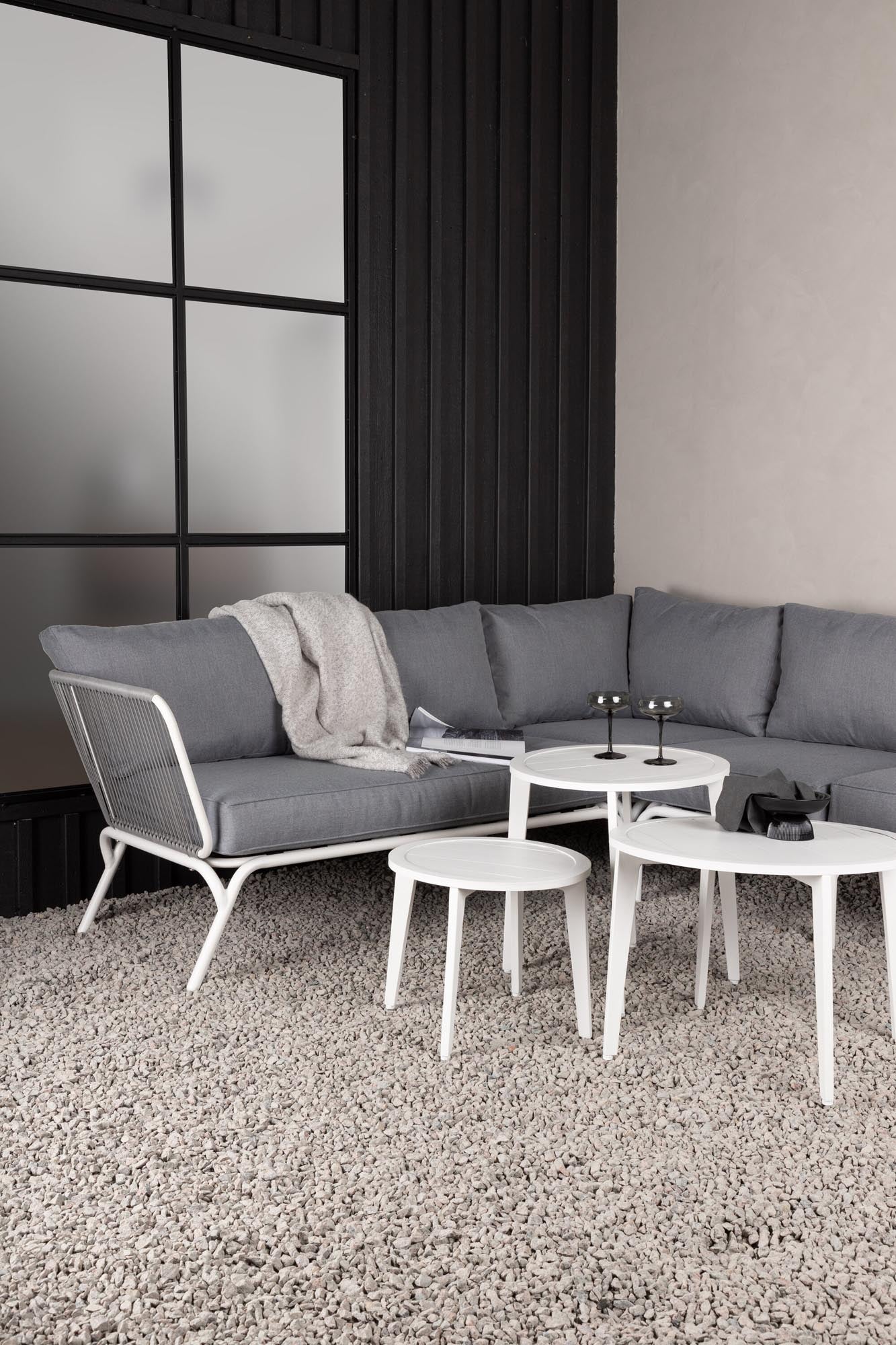 Roxo Ecksofa Outdoorset: Elegantes Loungeset für bis zu 6 Personen, wetterfest und komfortabel – ideal für Ihre Terrasse oder den Garten.