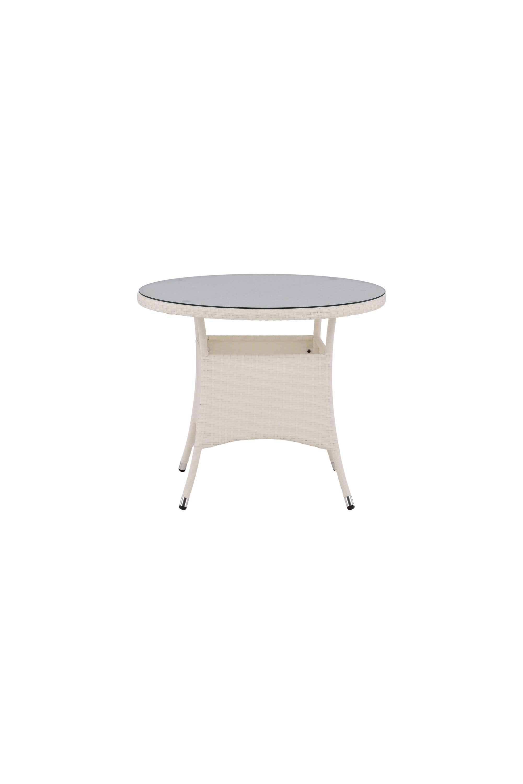 Volta Gartentisch rund in Weiss präsentiert im Onlineshop von KAQTU Design AG. Gartentisch ist von Venture Home