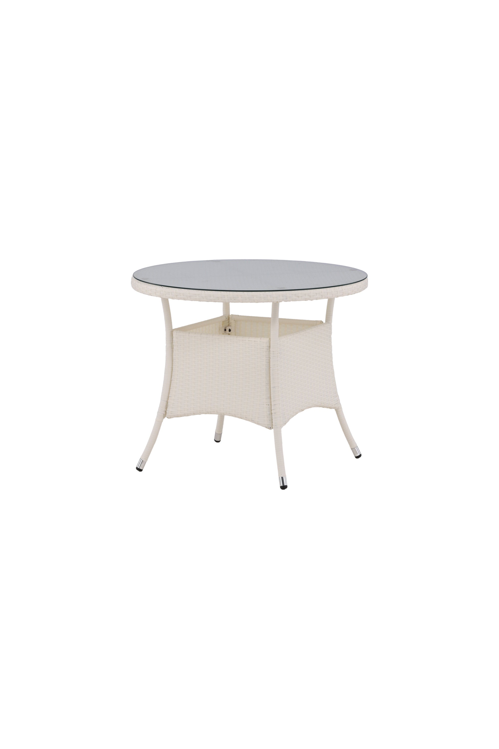 Volta Gartentisch rund in Weiss präsentiert im Onlineshop von KAQTU Design AG. Gartentisch ist von Venture Home
