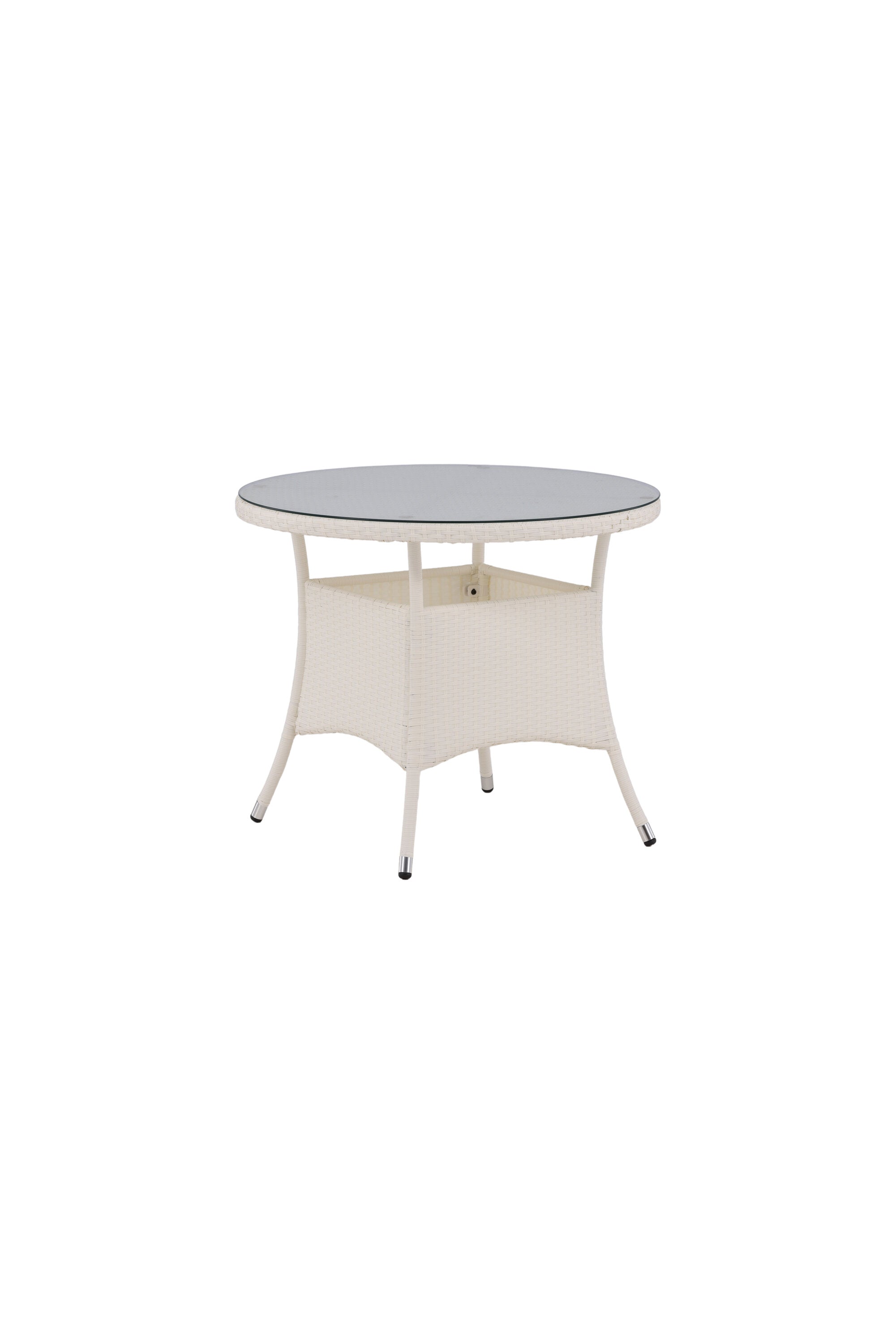 Volta Gartentisch rund in Weiss präsentiert im Onlineshop von KAQTU Design AG. Gartentisch ist von Venture Home