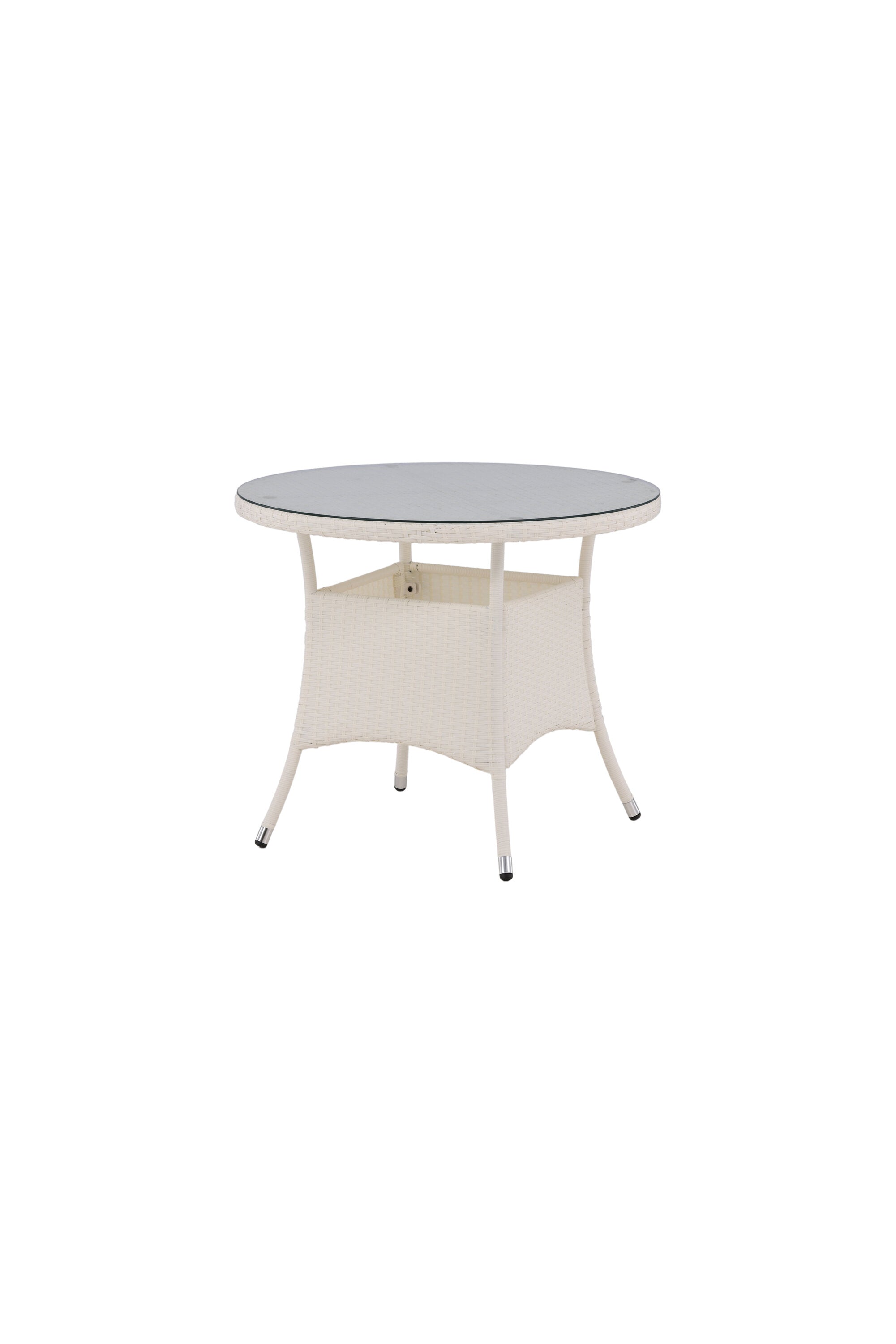Volta Gartentisch rund in Weiss präsentiert im Onlineshop von KAQTU Design AG. Gartentisch ist von Venture Home