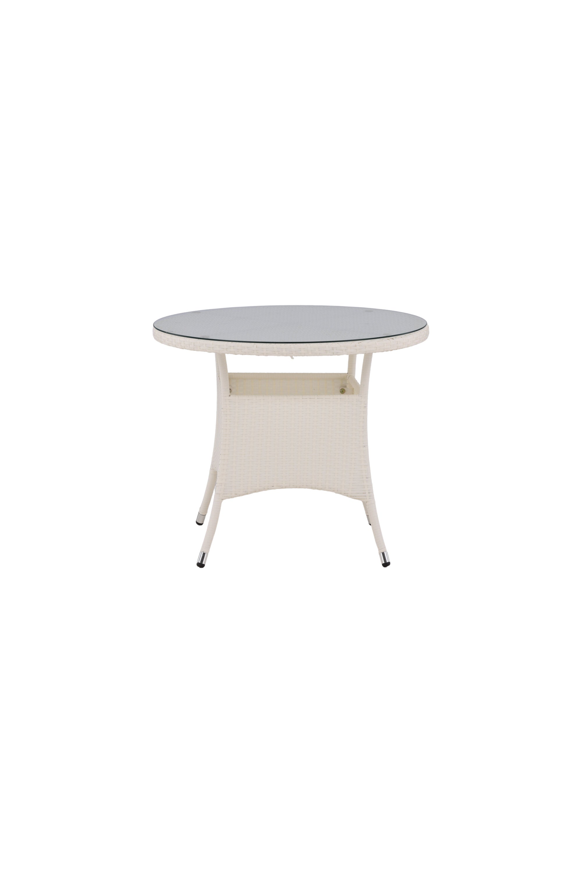 Volta Gartentisch rund in Weiss präsentiert im Onlineshop von KAQTU Design AG. Gartentisch ist von Venture Home