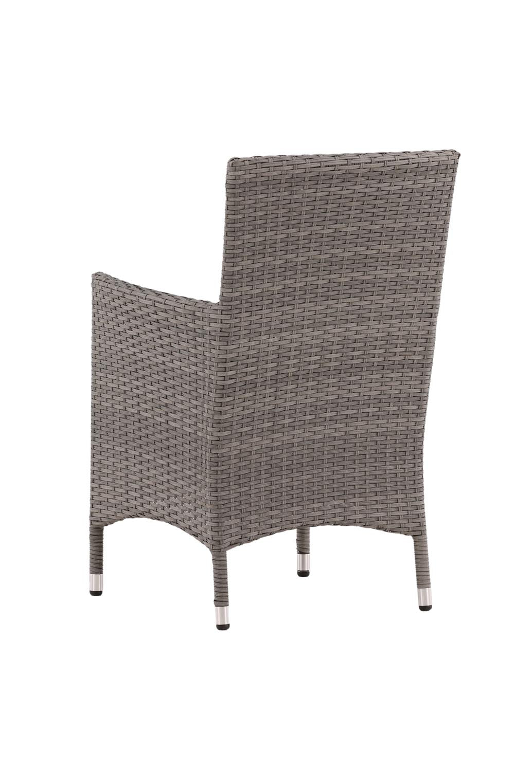 Malin Gartenstuhl in Grau präsentiert im Onlineshop von KAQTU Design AG. Gartenstuhl mit Armlehnen ist von Venture Home