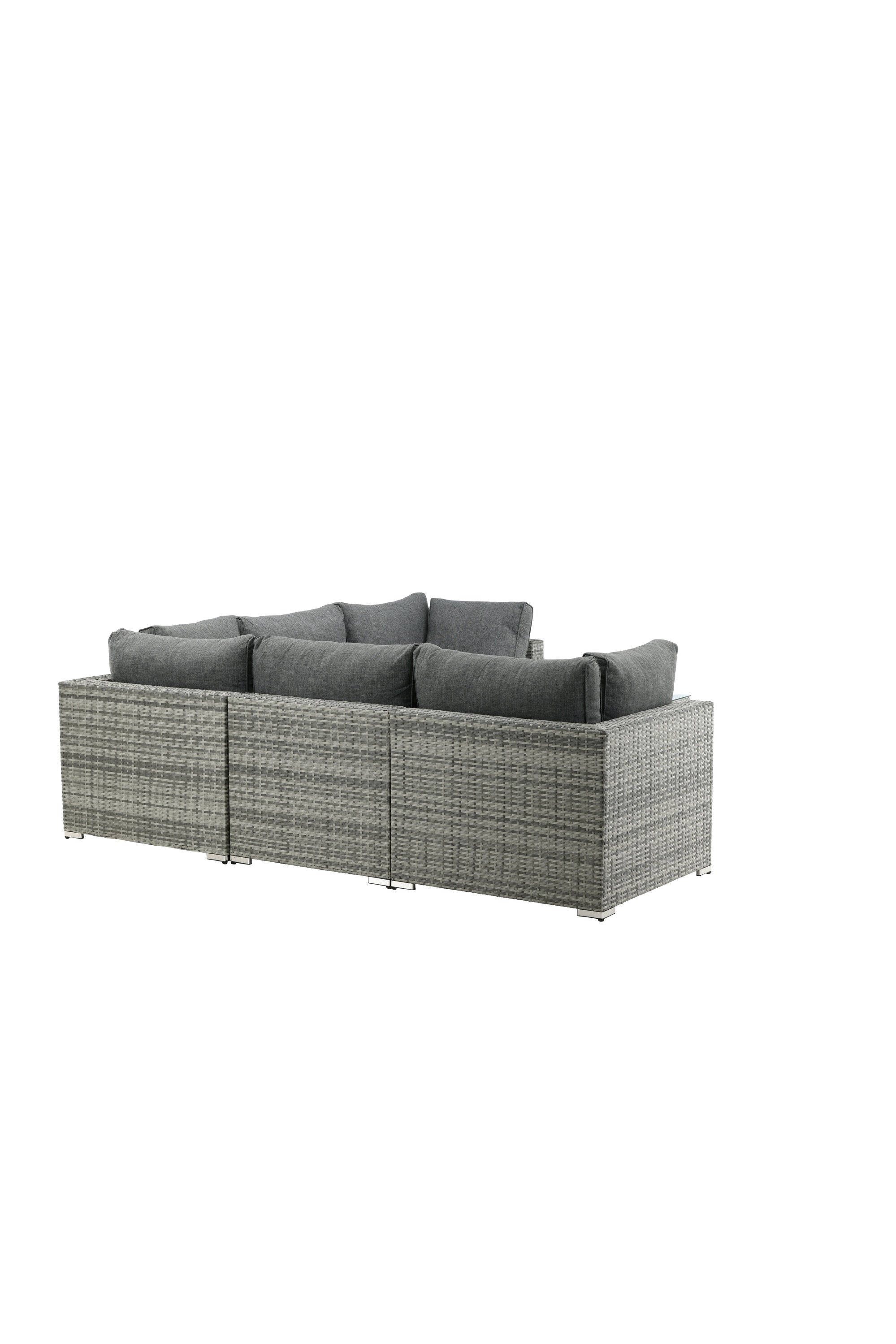 Amazon Ecksofa Outdoorset 110cm in Grau/Grau präsentiert im Onlineshop von KAQTU Design AG. Loungeset ist von Venture Home