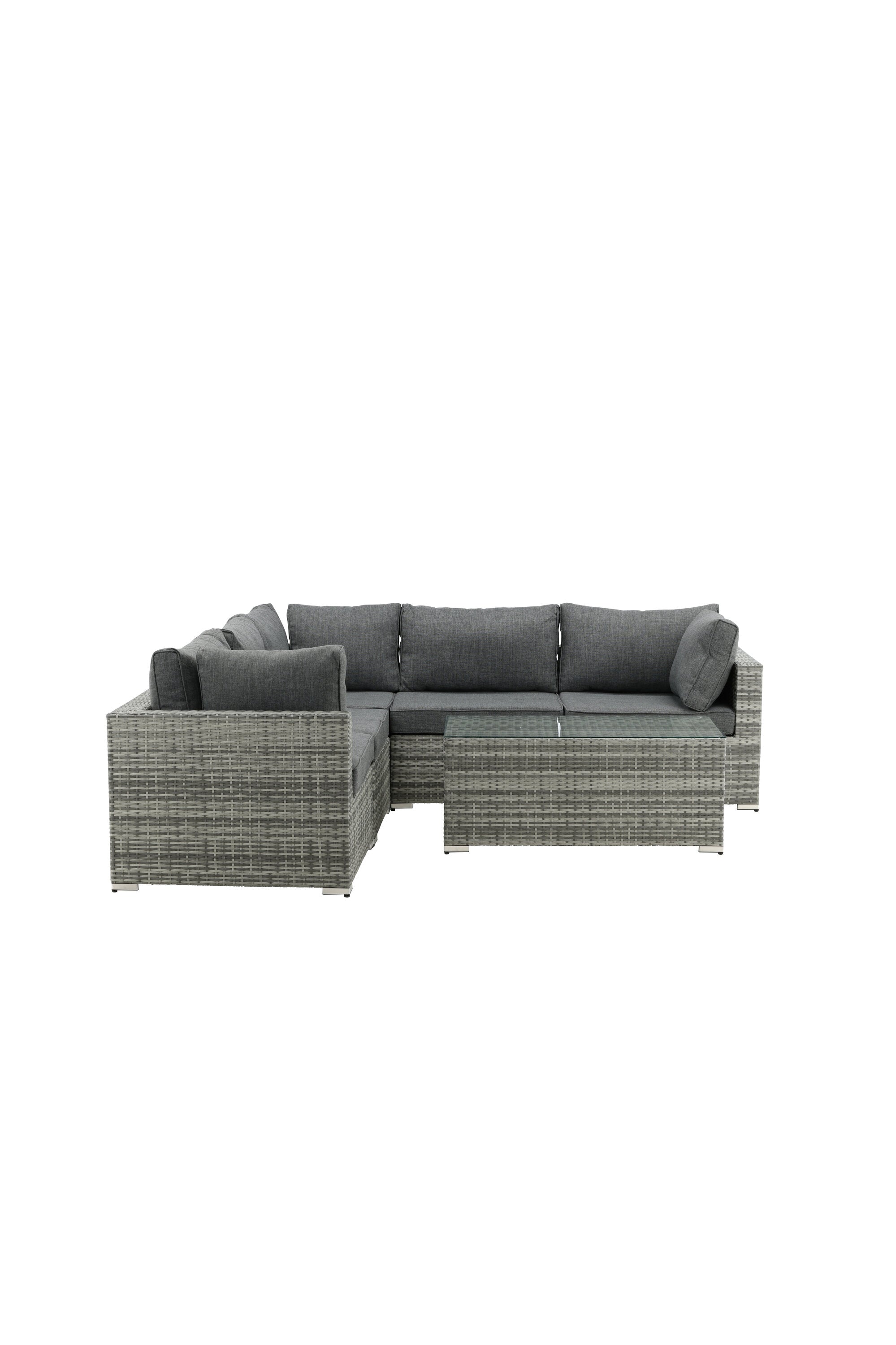 Amazon Ecksofa Outdoorset 110cm in Grau/Grau präsentiert im Onlineshop von KAQTU Design AG. Loungeset ist von Venture Home