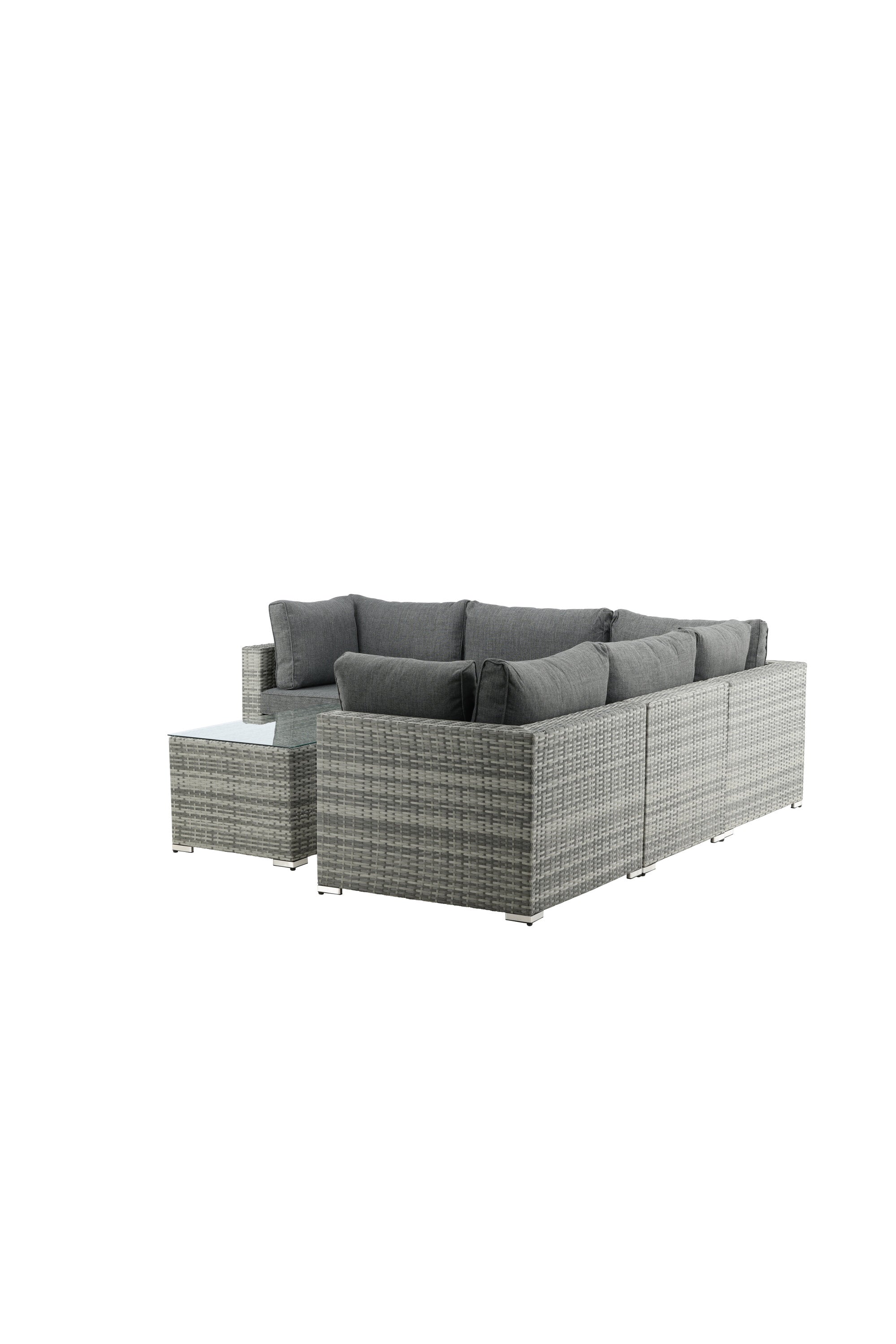 Amazon Ecksofa Outdoorset 110cm in Grau/Grau präsentiert im Onlineshop von KAQTU Design AG. Loungeset ist von Venture Home