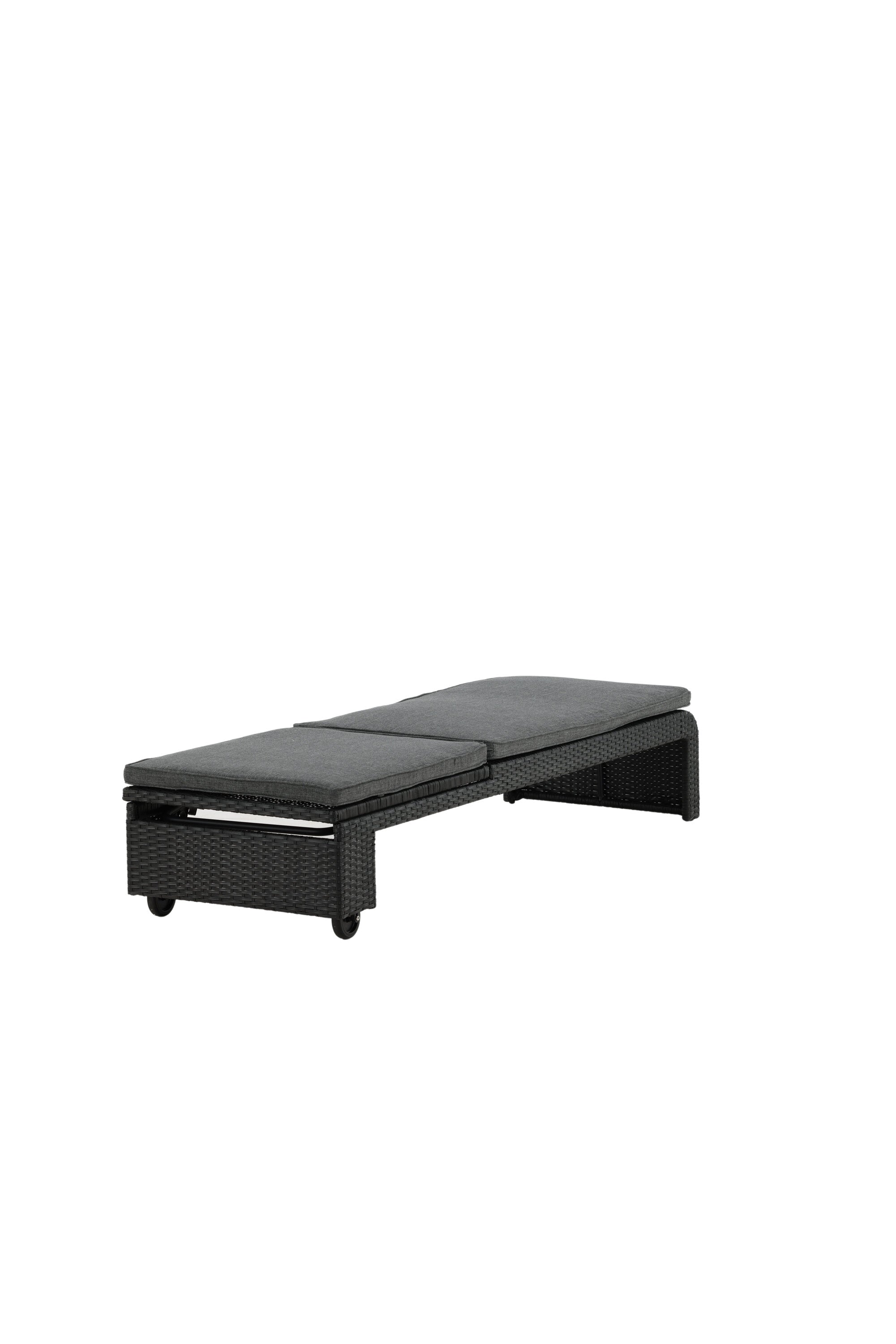 London Sonnenliege in Schwarz präsentiert im Onlineshop von KAQTU Design AG. Liegestuhl ist von Venture Home
