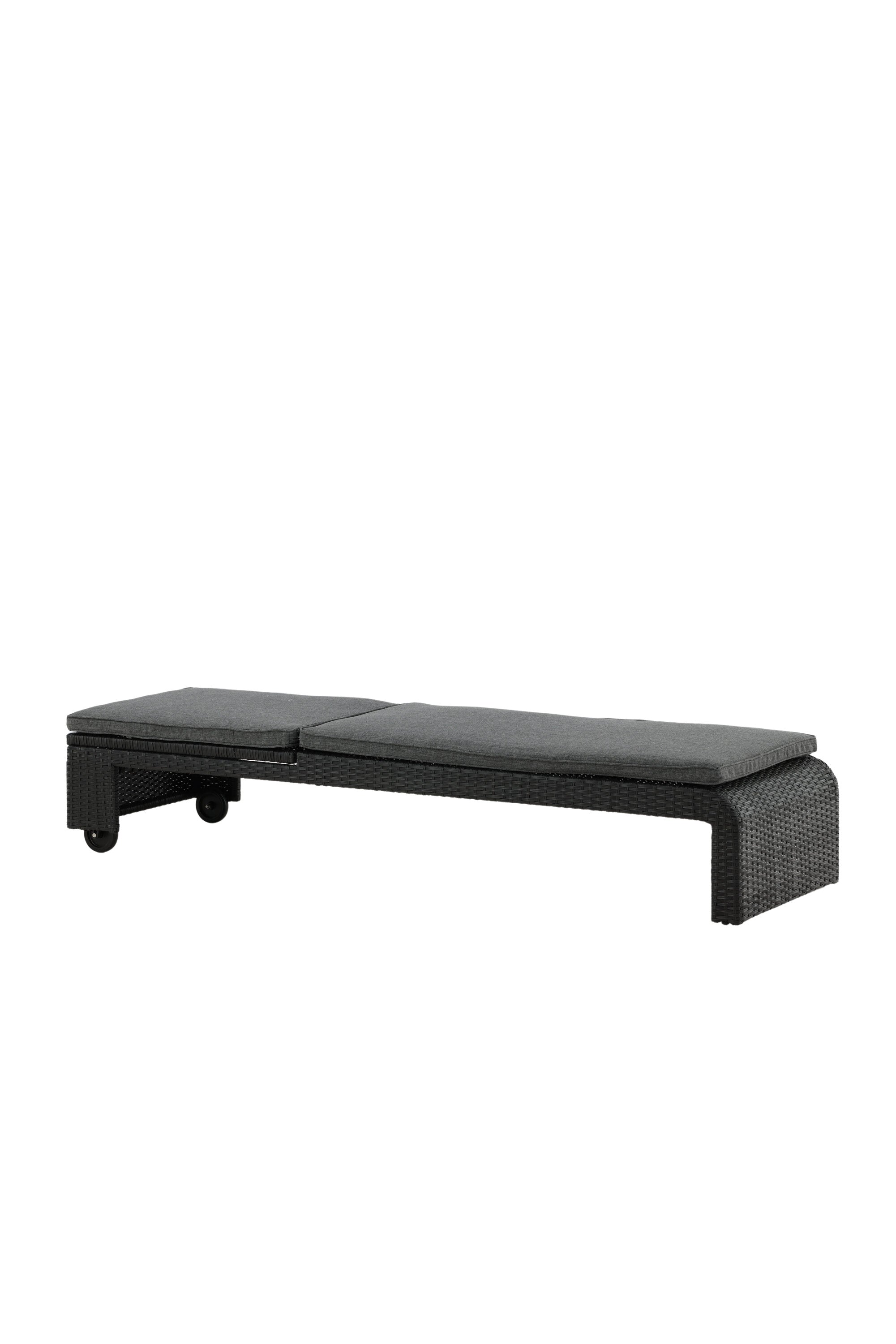 London Sonnenliege in Schwarz präsentiert im Onlineshop von KAQTU Design AG. Liegestuhl ist von Venture Home