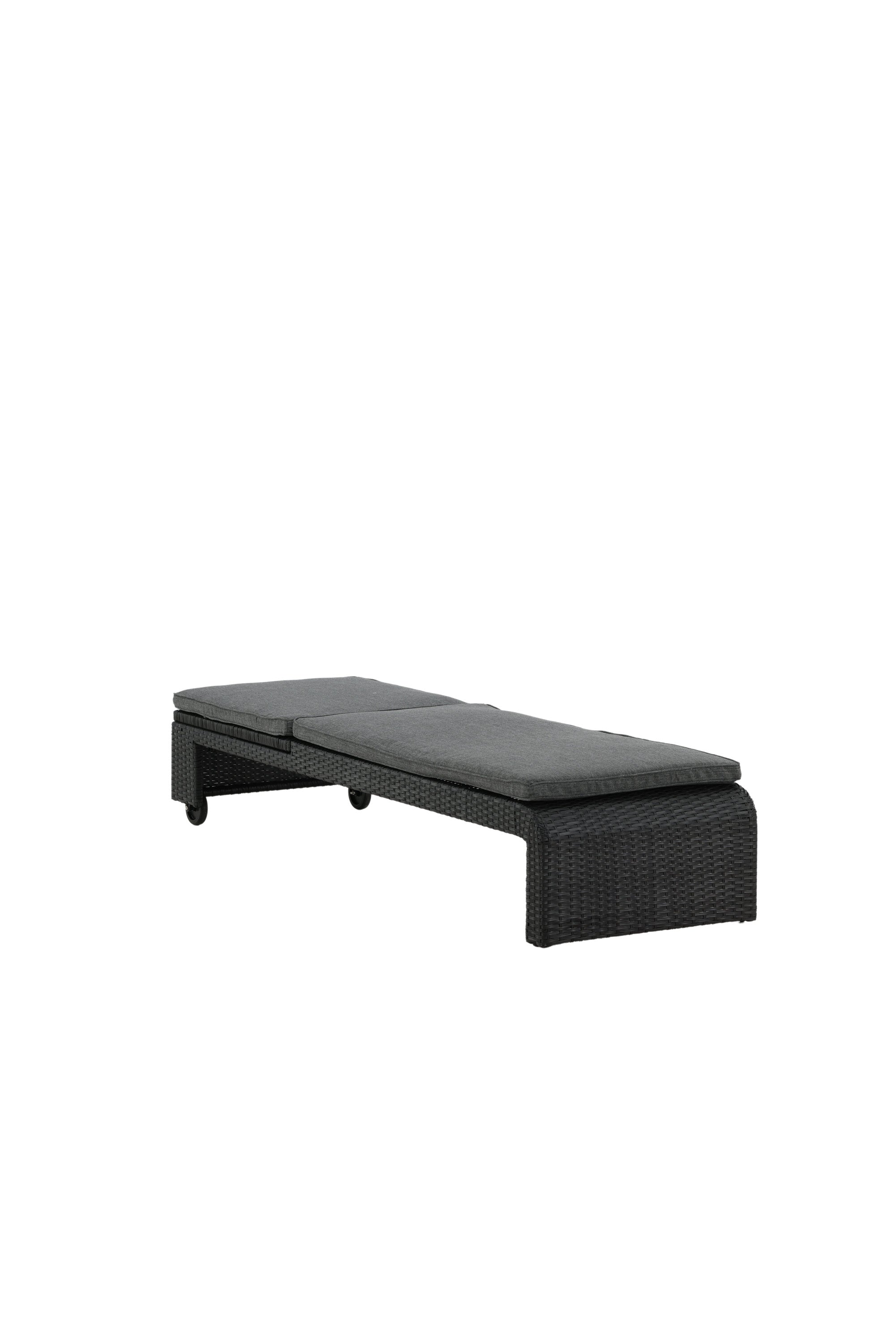 London Sonnenliege in Schwarz präsentiert im Onlineshop von KAQTU Design AG. Liegestuhl ist von Venture Home