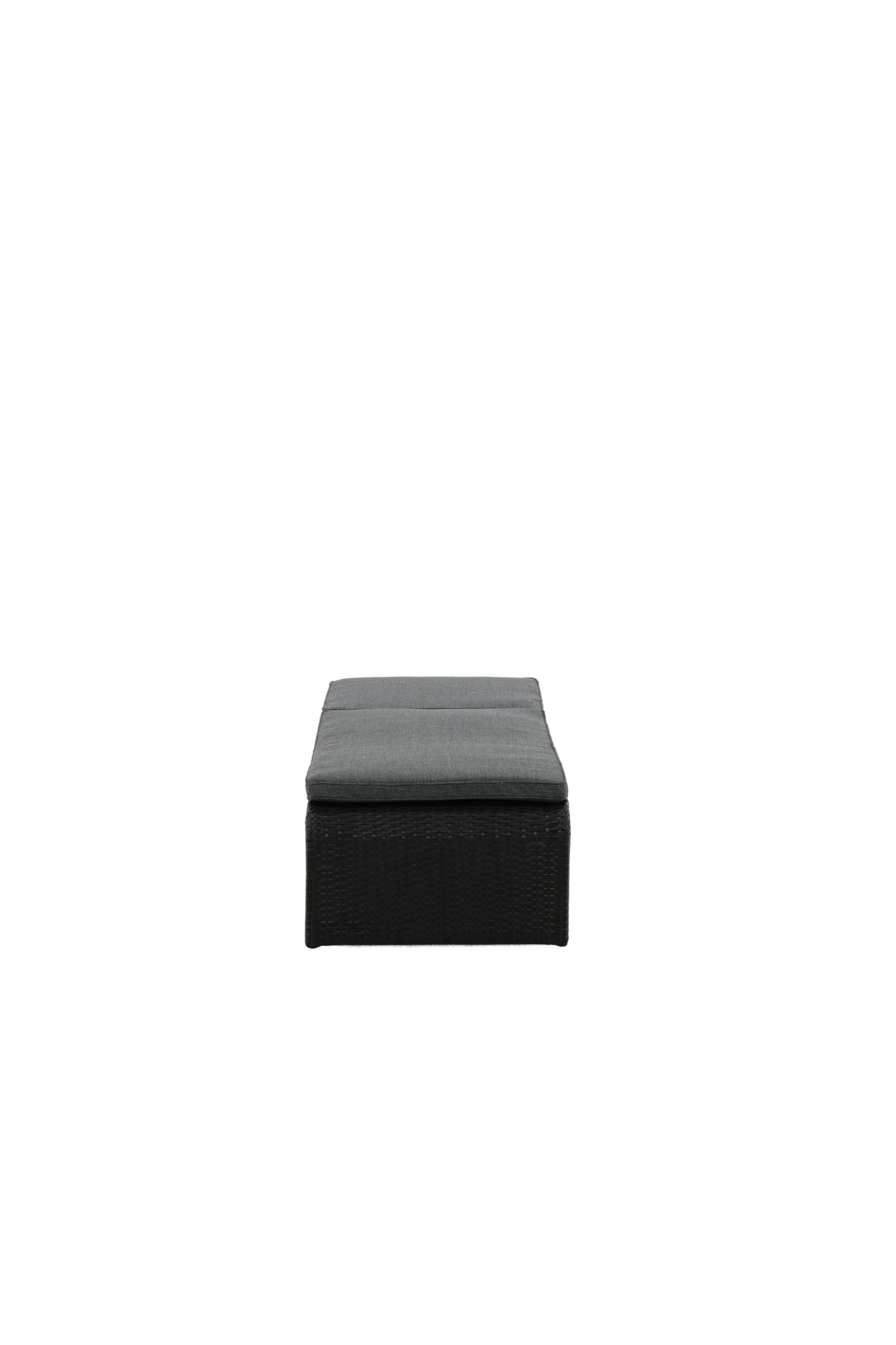 London Sonnenliege in Schwarz präsentiert im Onlineshop von KAQTU Design AG. Liegestuhl ist von Venture Home