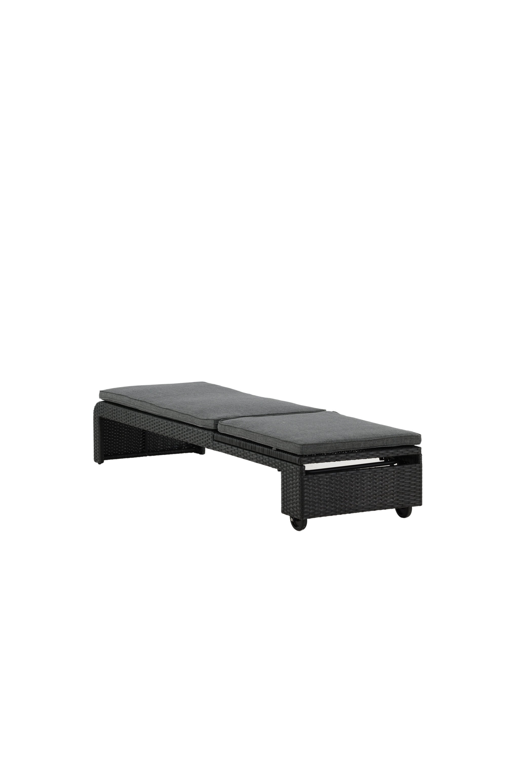 London Sonnenliege in Schwarz präsentiert im Onlineshop von KAQTU Design AG. Liegestuhl ist von Venture Home