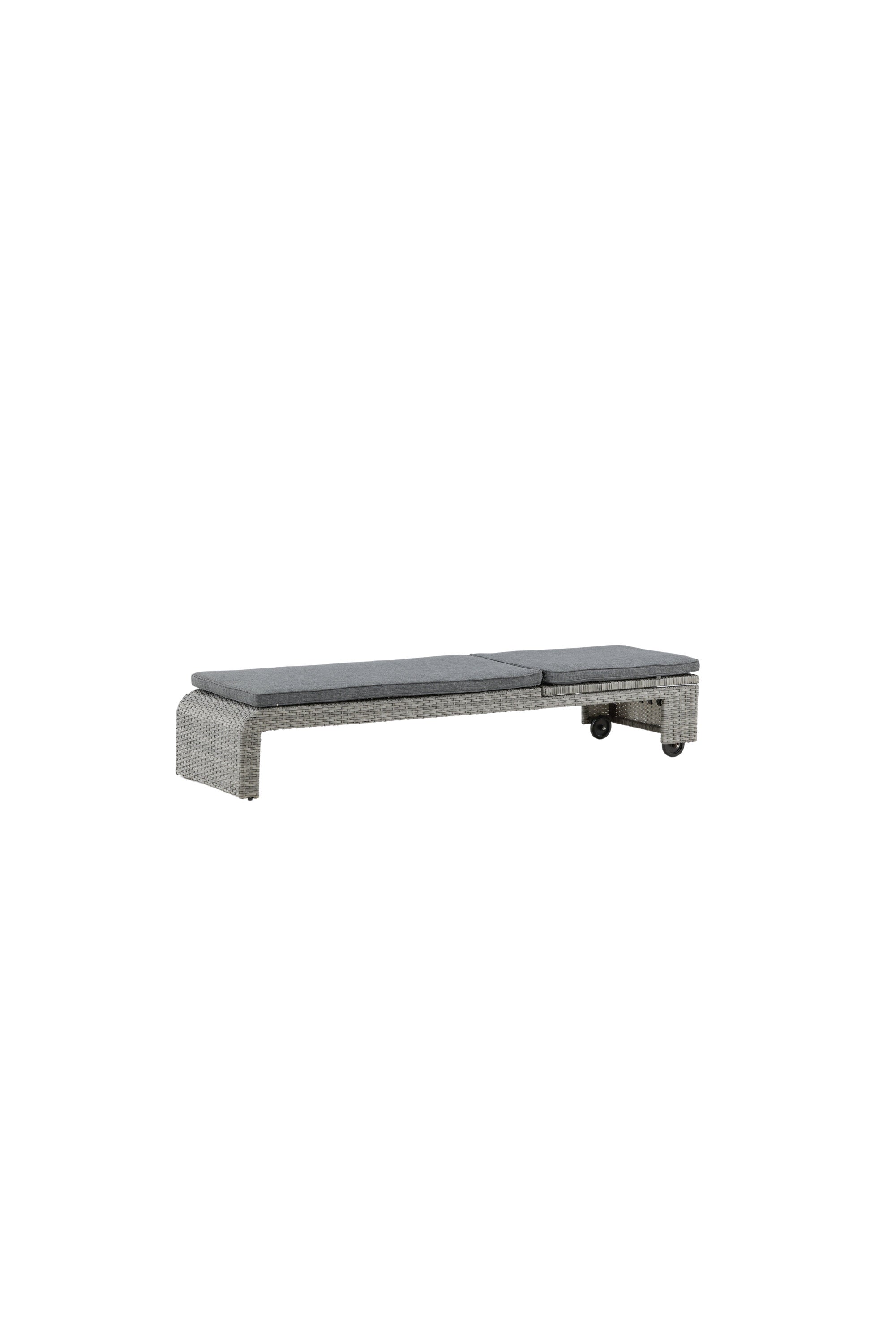 London Sonnenliege in Grau präsentiert im Onlineshop von KAQTU Design AG. Liegestuhl ist von Venture Home