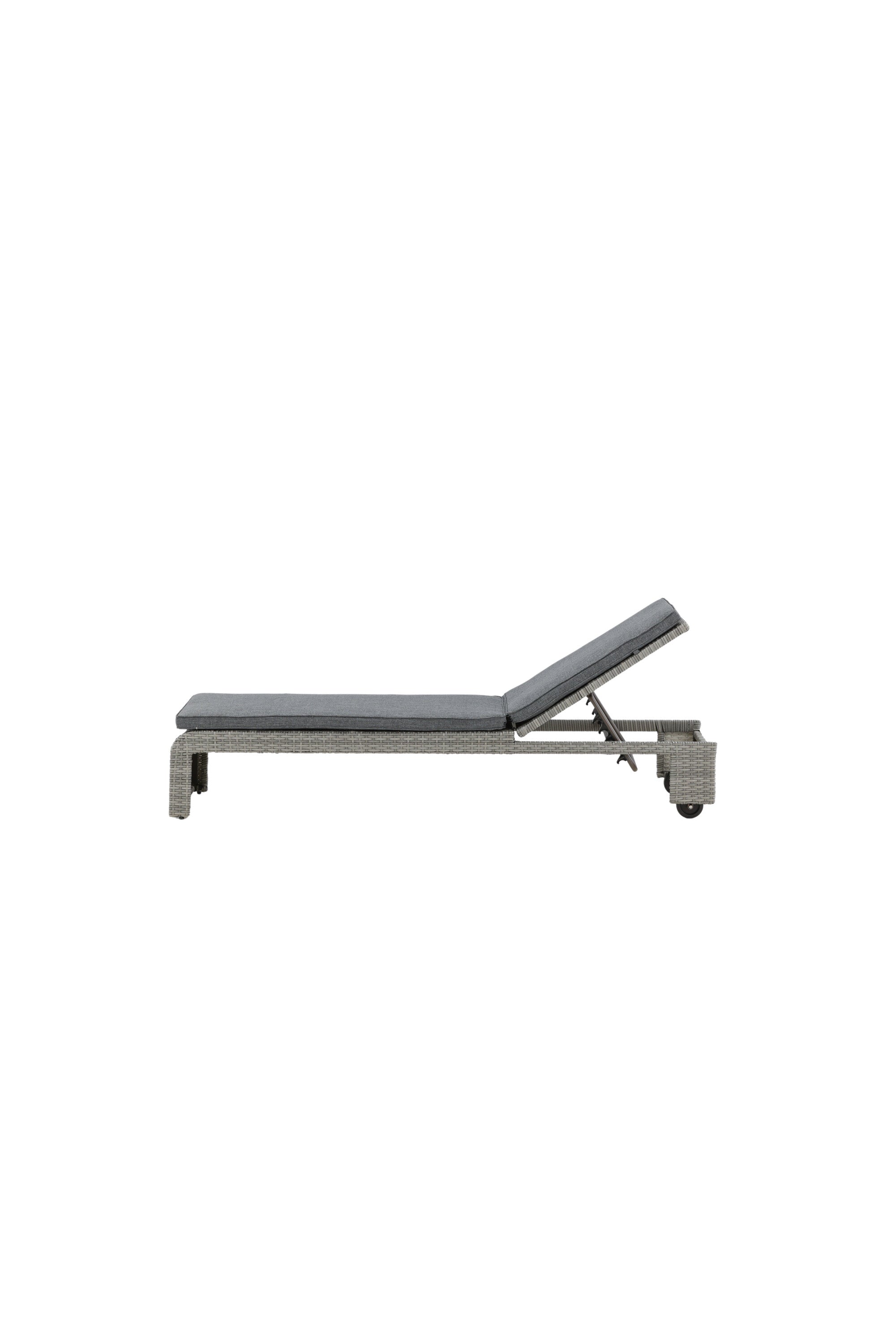 London Sonnenliege in Grau präsentiert im Onlineshop von KAQTU Design AG. Liegestuhl ist von Venture Home