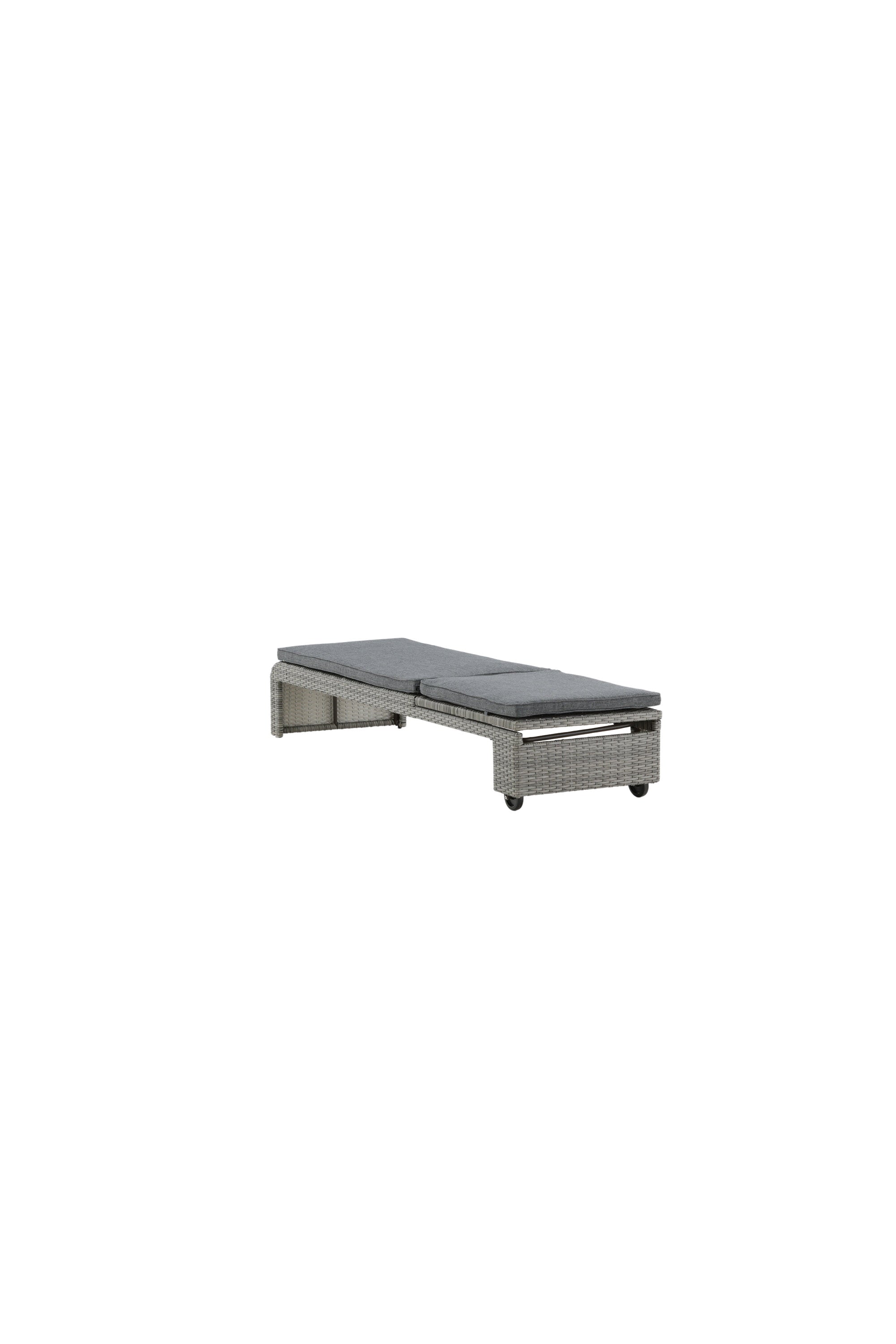 London Sonnenliege in Grau präsentiert im Onlineshop von KAQTU Design AG. Liegestuhl ist von Venture Home