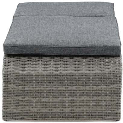 Luxuriöse Sonnenliege London von Venture Home: Stilvolles Design, verstellbare Rückenlehne und langlebiges Kunstrattan für entspannte Tage im Garten.