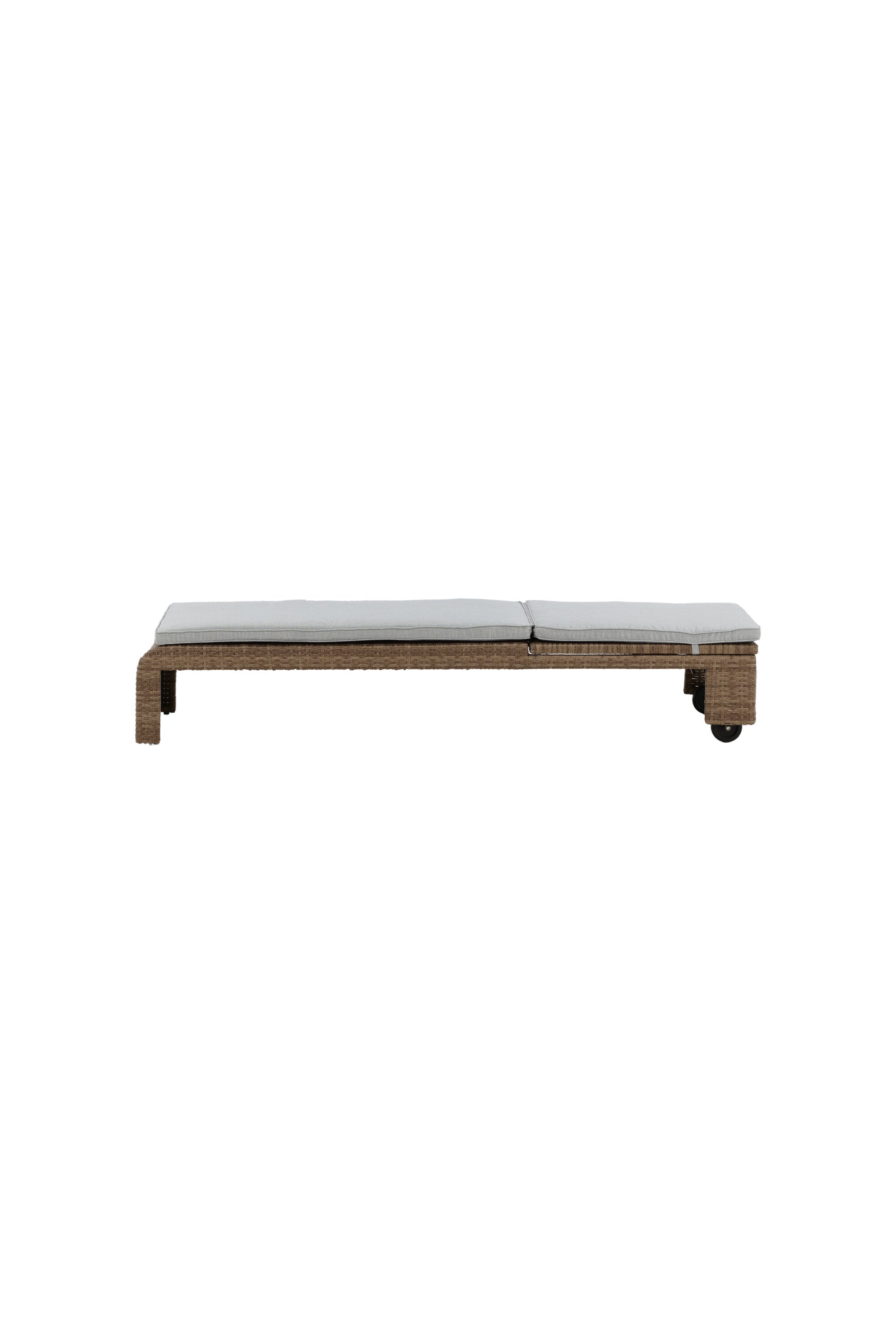 London Sonnenliege in Natur präsentiert im Onlineshop von KAQTU Design AG. Liegestuhl ist von Venture Home