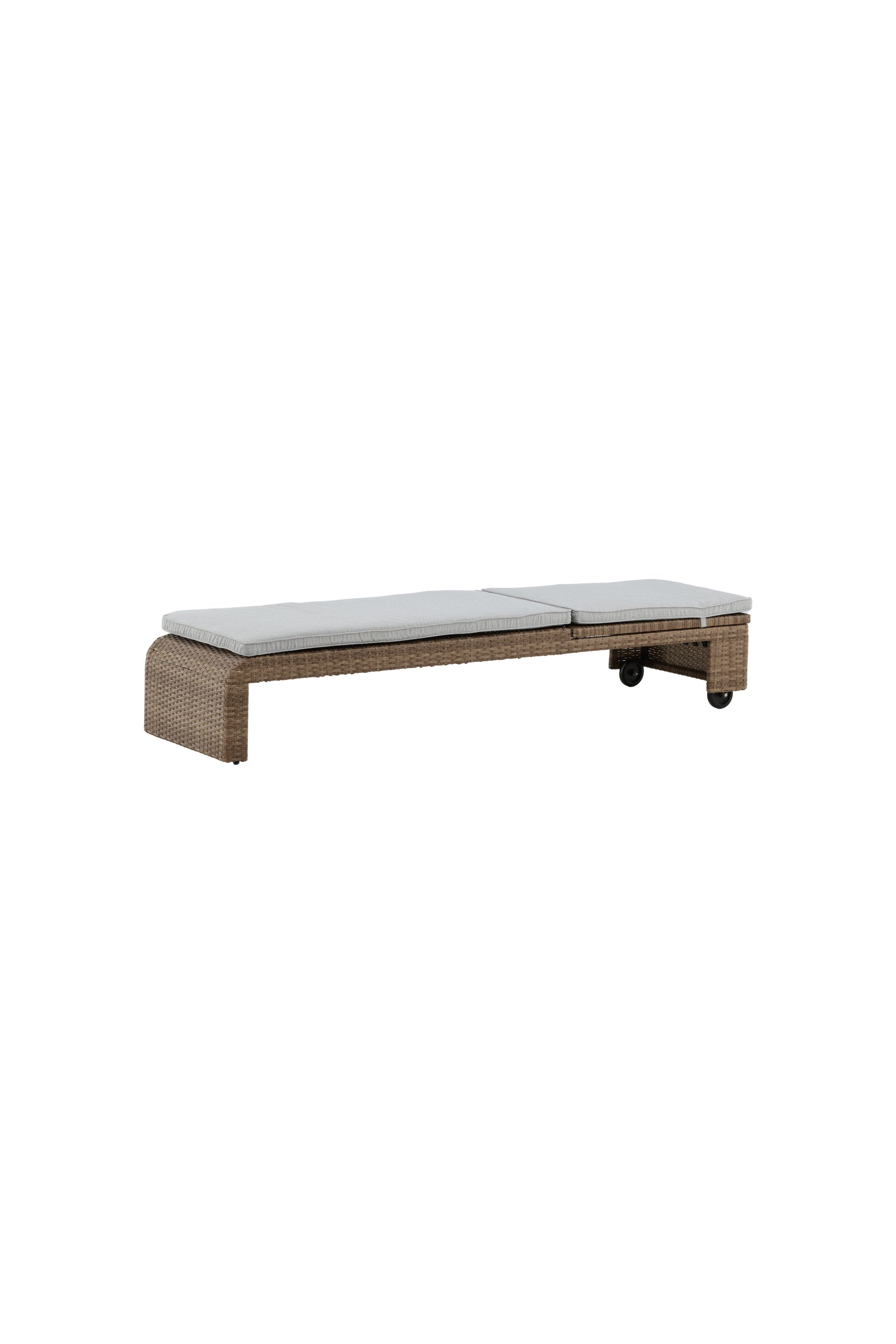 London Sonnenliege in Natur präsentiert im Onlineshop von KAQTU Design AG. Liegestuhl ist von Venture Home