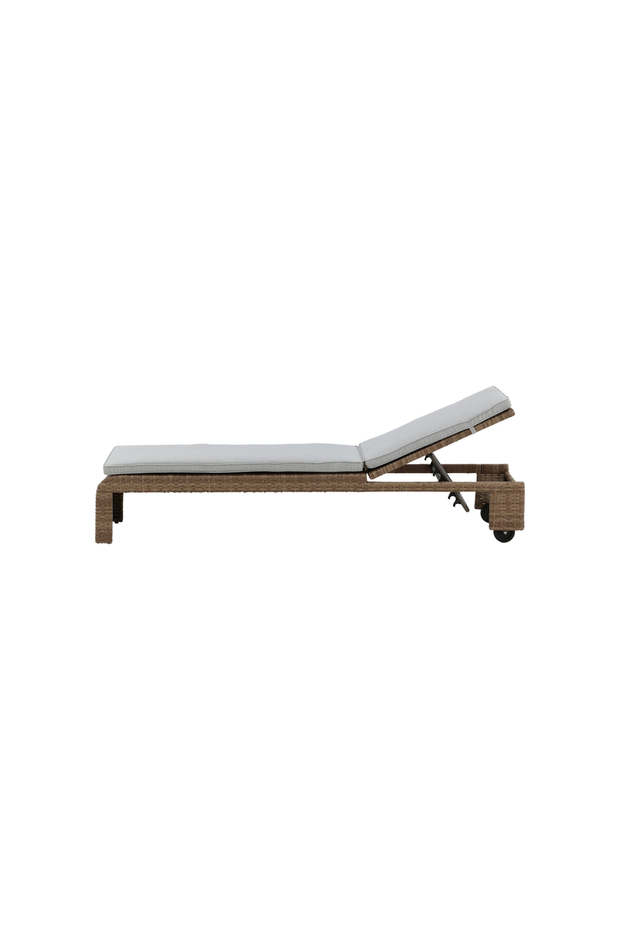London Sonnenliege in Natur präsentiert im Onlineshop von KAQTU Design AG. Liegestuhl ist von Venture Home