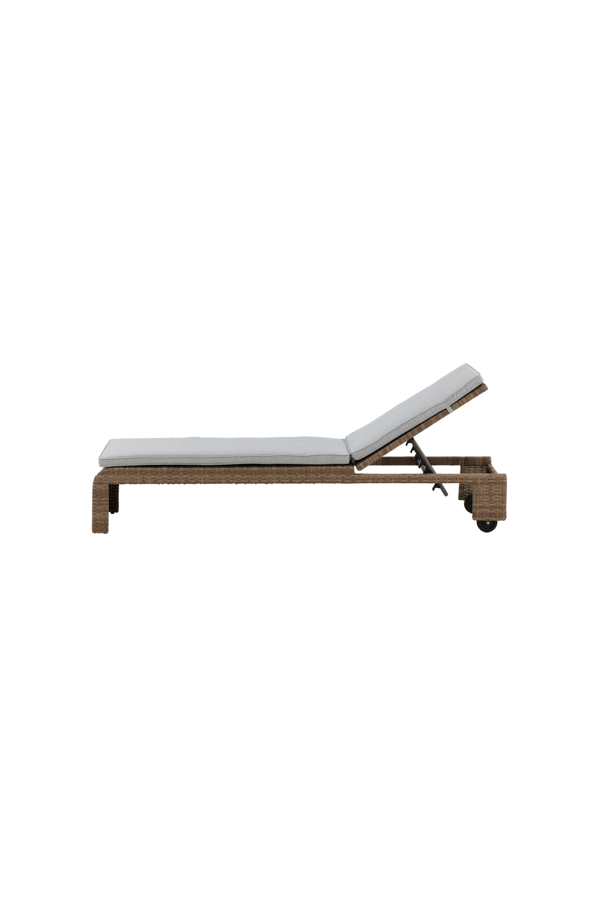 London Sonnenliege in Natur präsentiert im Onlineshop von KAQTU Design AG. Liegestuhl ist von Venture Home
