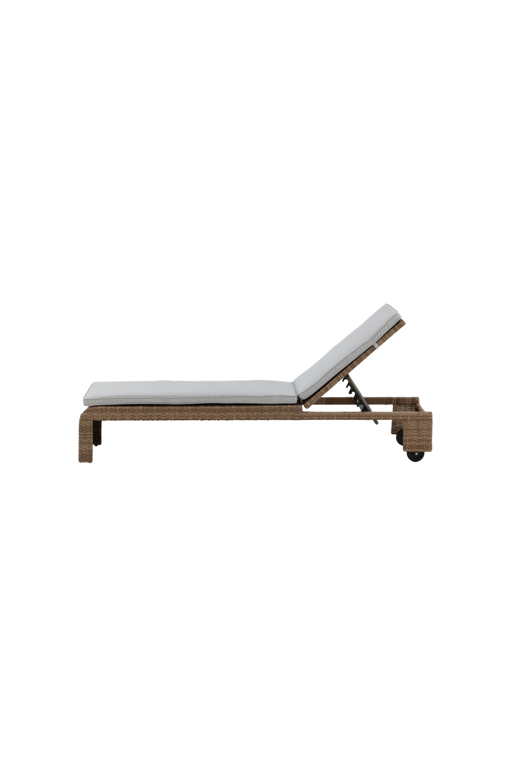 London Sonnenliege in Natur präsentiert im Onlineshop von KAQTU Design AG. Liegestuhl ist von Venture Home