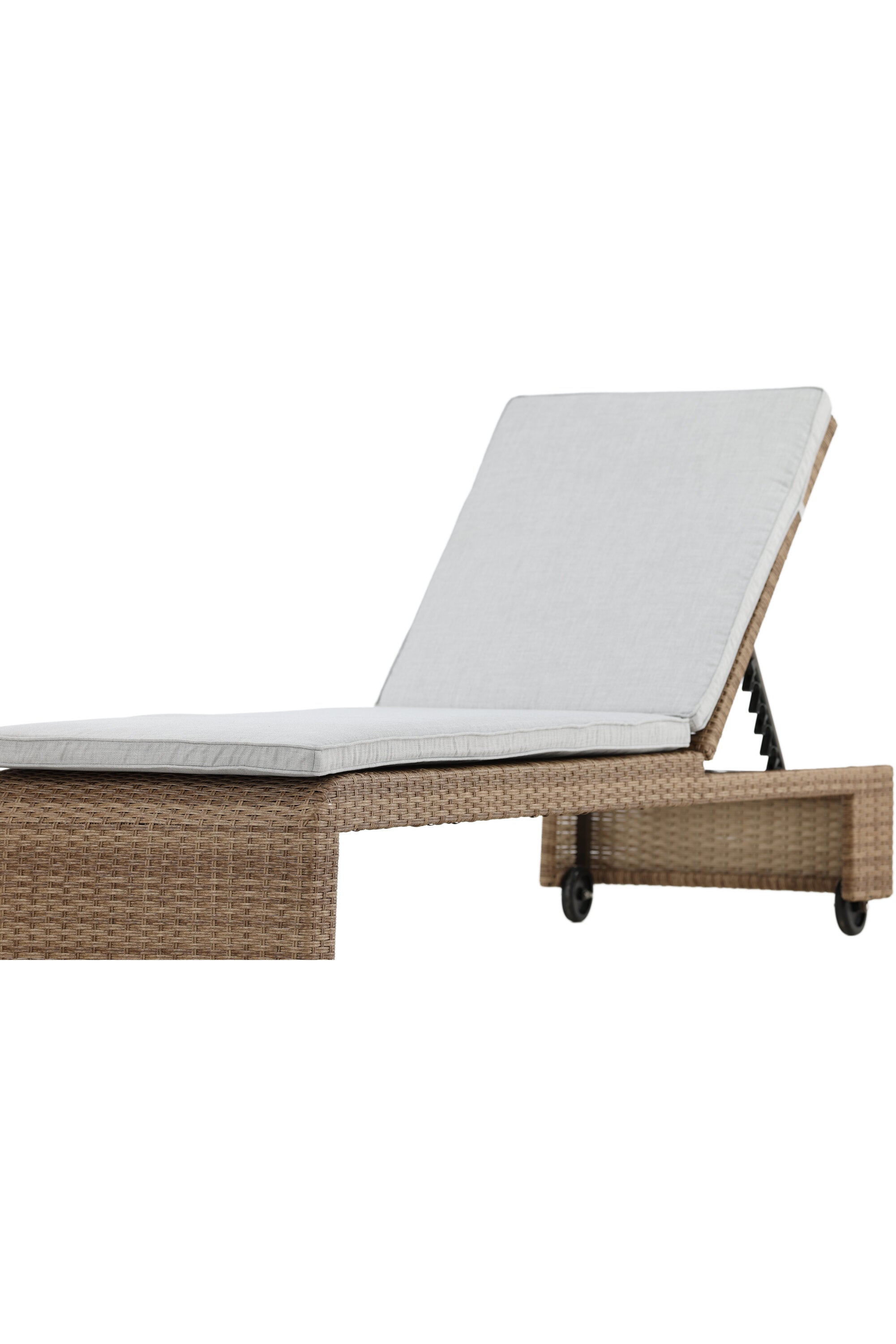 London Sonnenliege in Natur präsentiert im Onlineshop von KAQTU Design AG. Liegestuhl ist von Venture Home