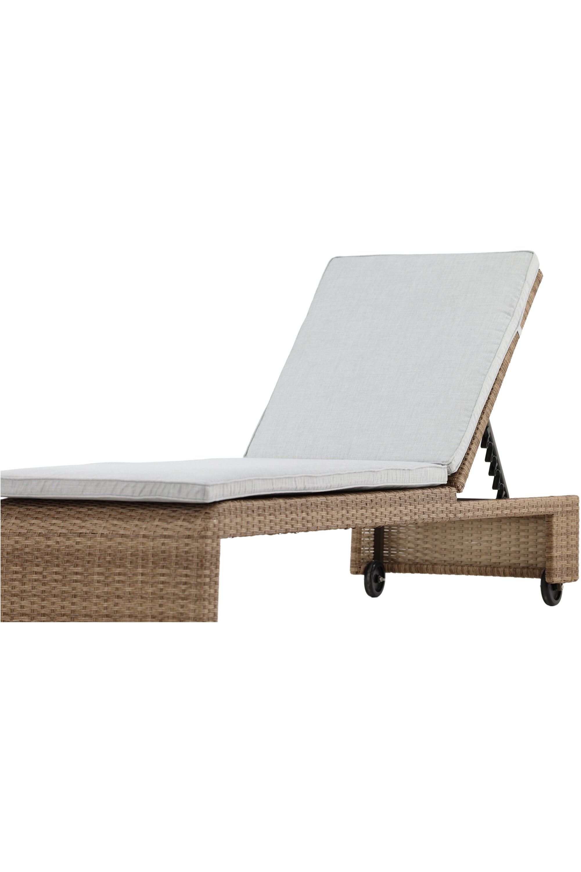 London Sonnenliege in Natur präsentiert im Onlineshop von KAQTU Design AG. Liegestuhl ist von Venture Home