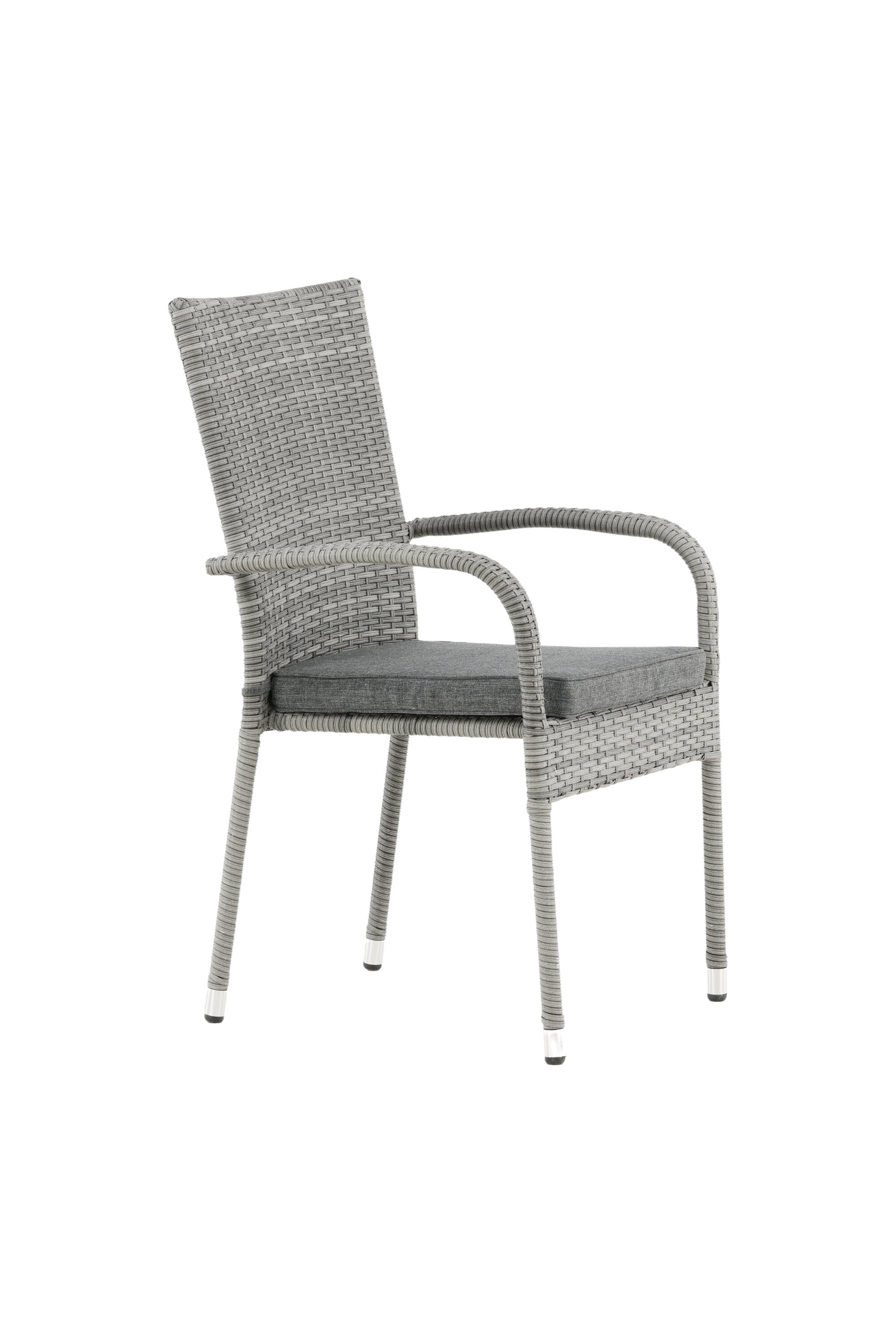 Anna Gartenstuhl in Grau präsentiert im Onlineshop von KAQTU Design AG. Gartenstuhl mit Armlehnen ist von Venture Home