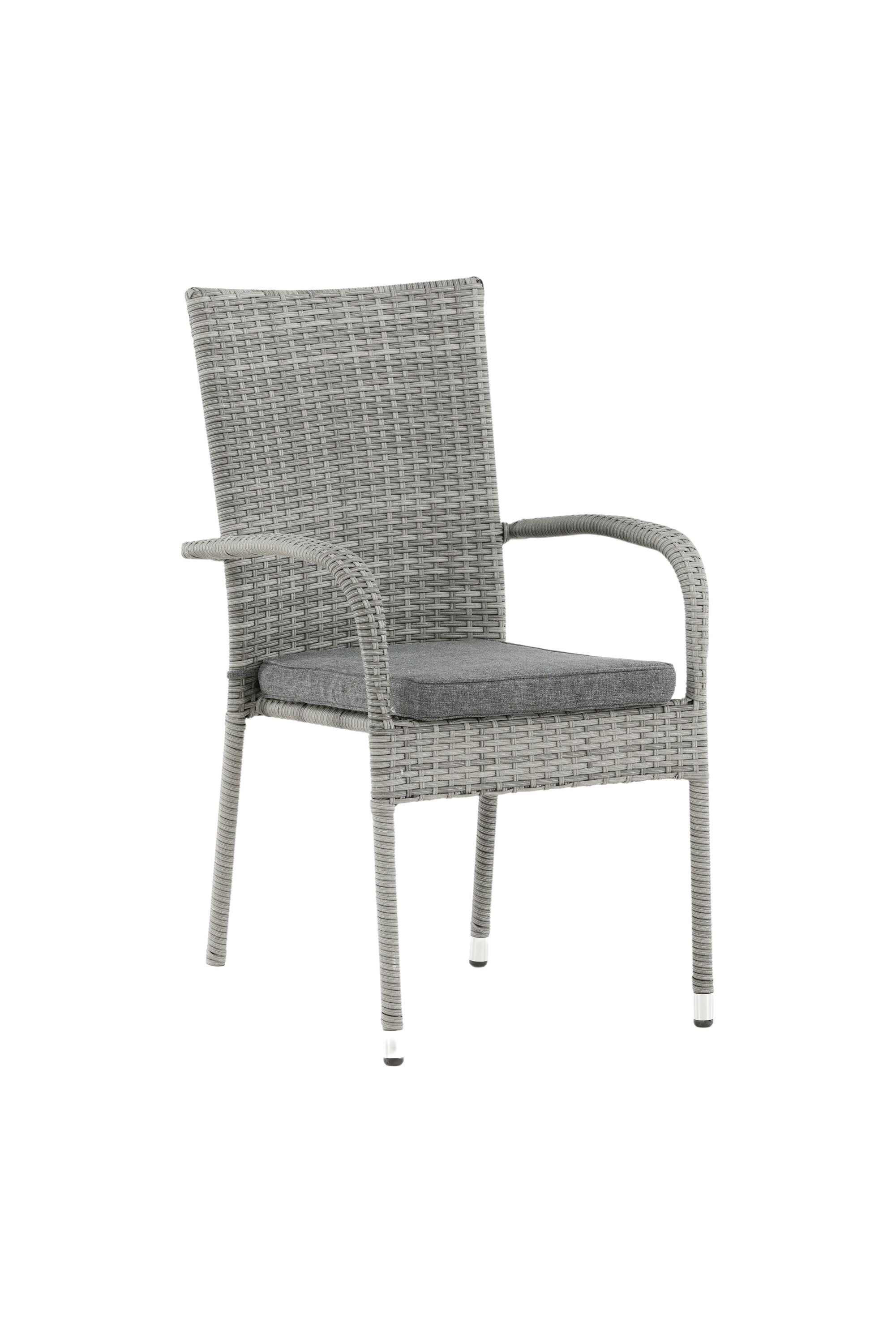 Anna Gartenstuhl in Grau präsentiert im Onlineshop von KAQTU Design AG. Gartenstuhl mit Armlehnen ist von Venture Home