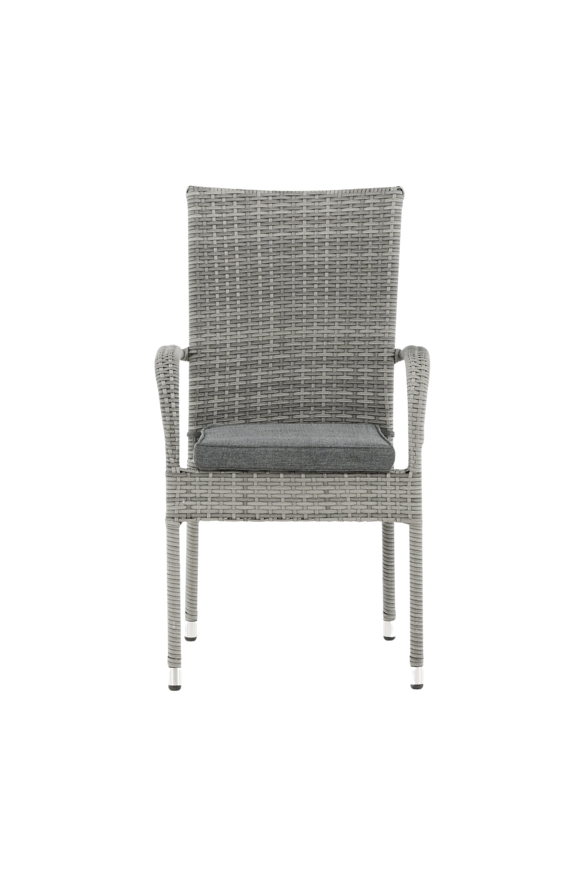 Anna Gartenstuhl in Grau präsentiert im Onlineshop von KAQTU Design AG. Gartenstuhl mit Armlehnen ist von Venture Home