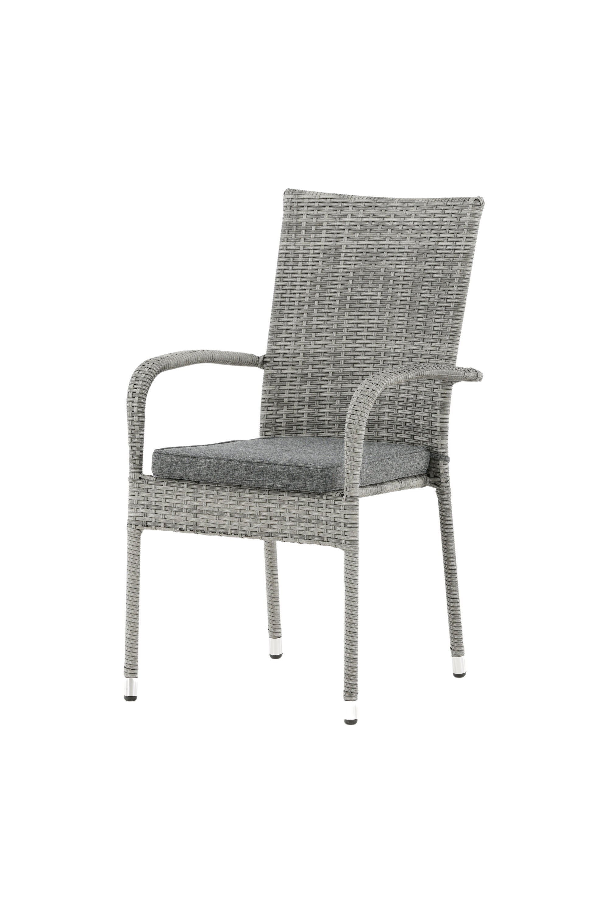 Anna Gartenstuhl in Grau präsentiert im Onlineshop von KAQTU Design AG. Gartenstuhl mit Armlehnen ist von Venture Home