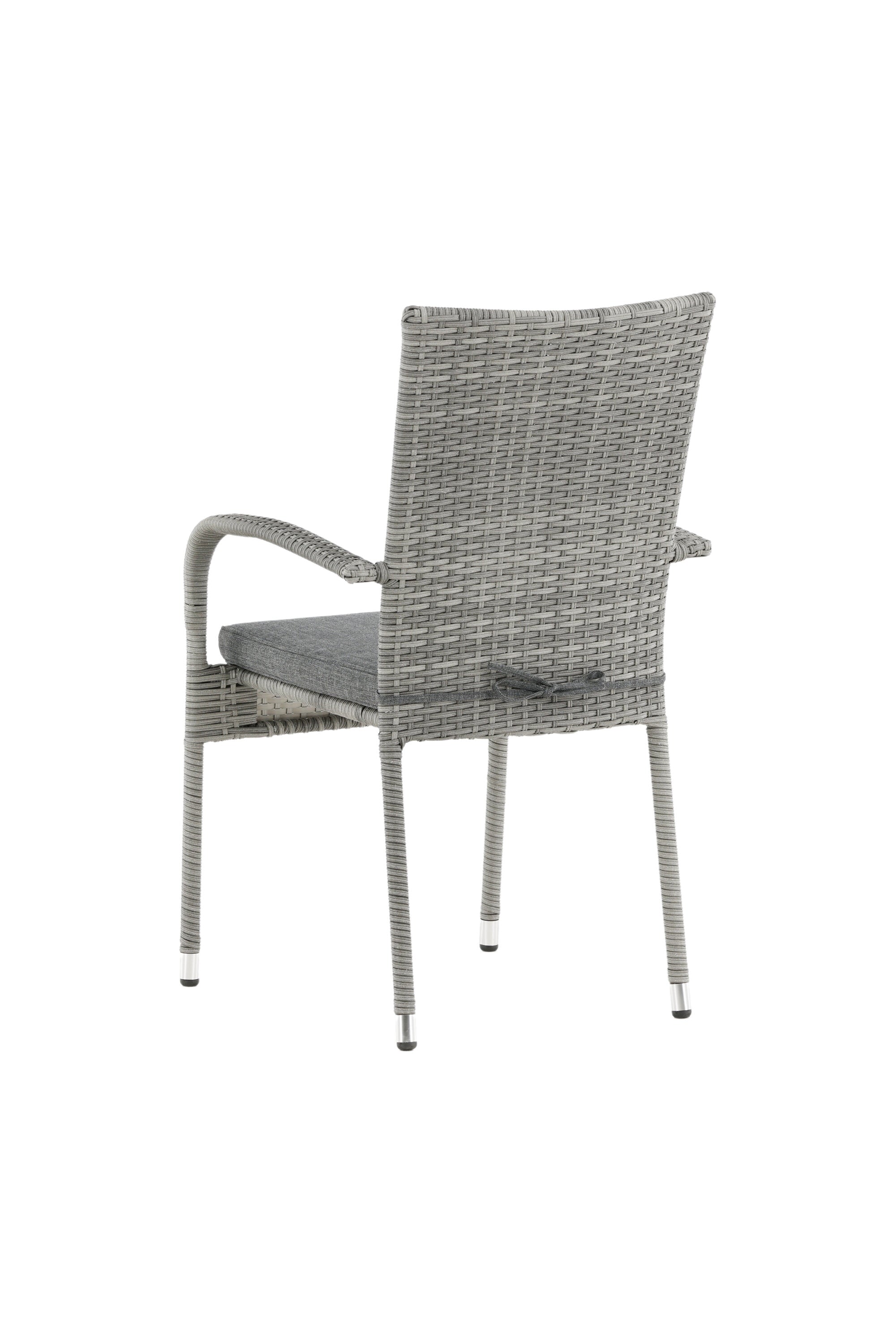 Anna Gartenstuhl in Grau präsentiert im Onlineshop von KAQTU Design AG. Gartenstuhl mit Armlehnen ist von Venture Home