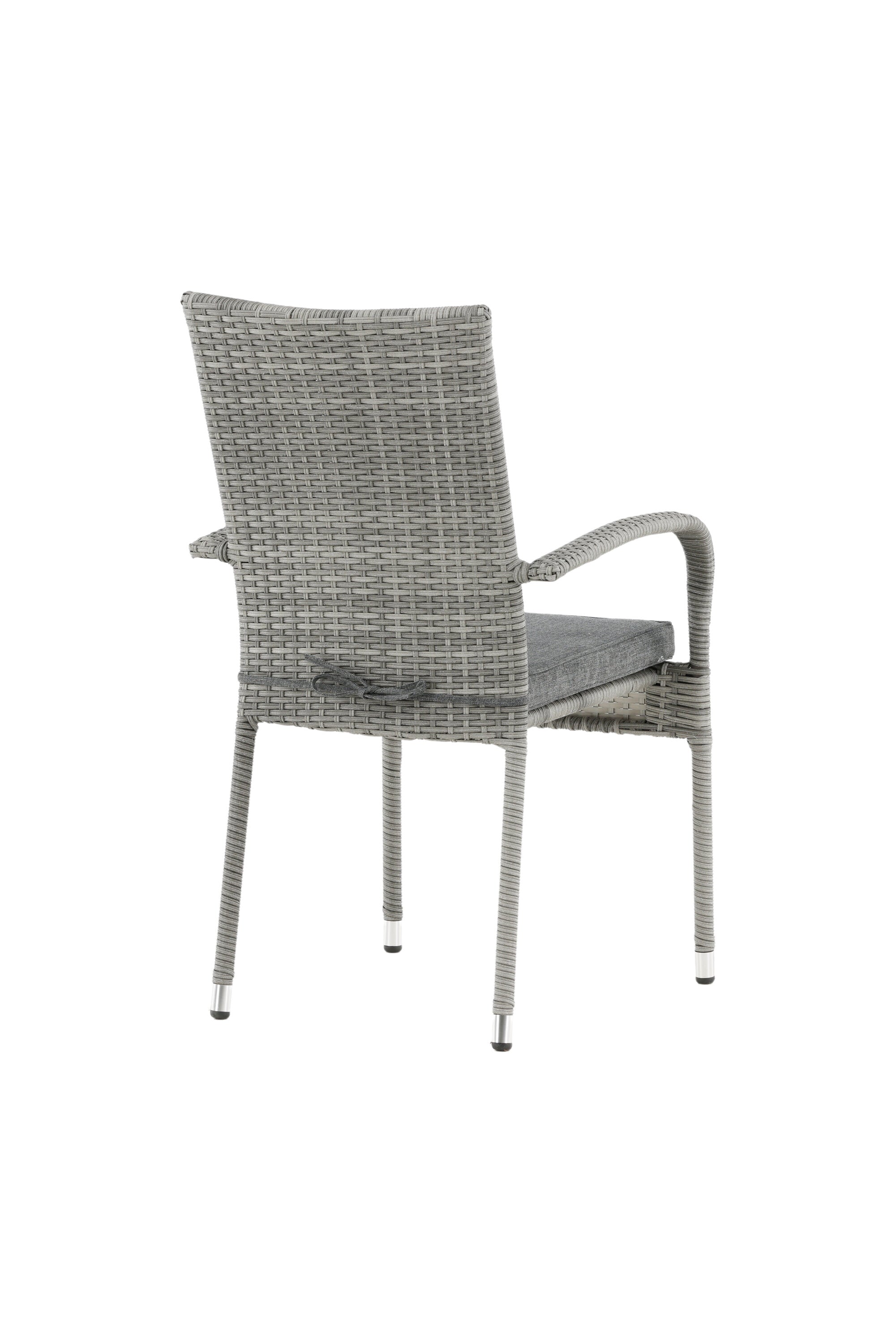 Anna Gartenstuhl in Grau präsentiert im Onlineshop von KAQTU Design AG. Gartenstuhl mit Armlehnen ist von Venture Home