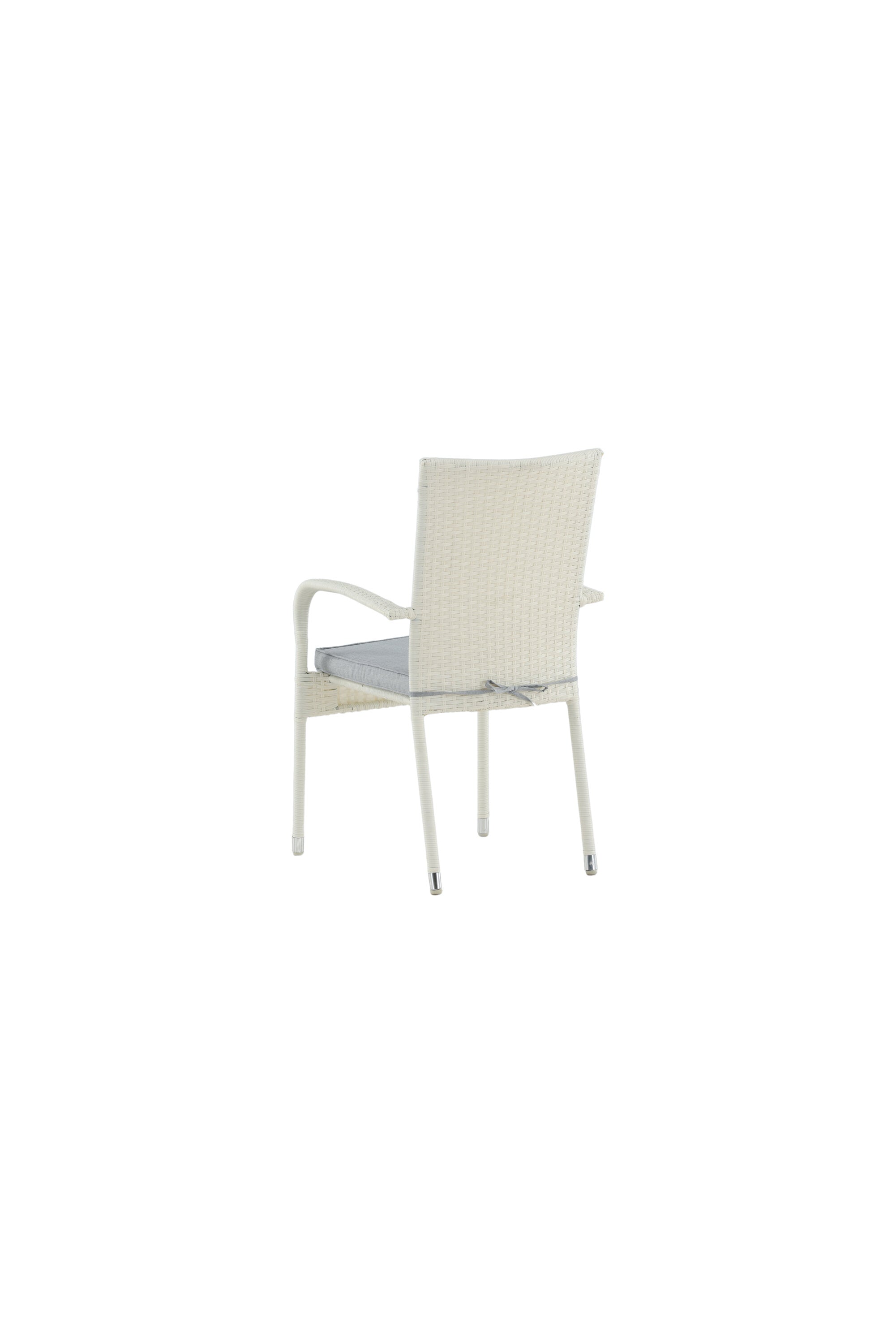 Anna Gartenstuhl in Weiss präsentiert im Onlineshop von KAQTU Design AG. Gartenstuhl mit Armlehnen ist von Venture Home