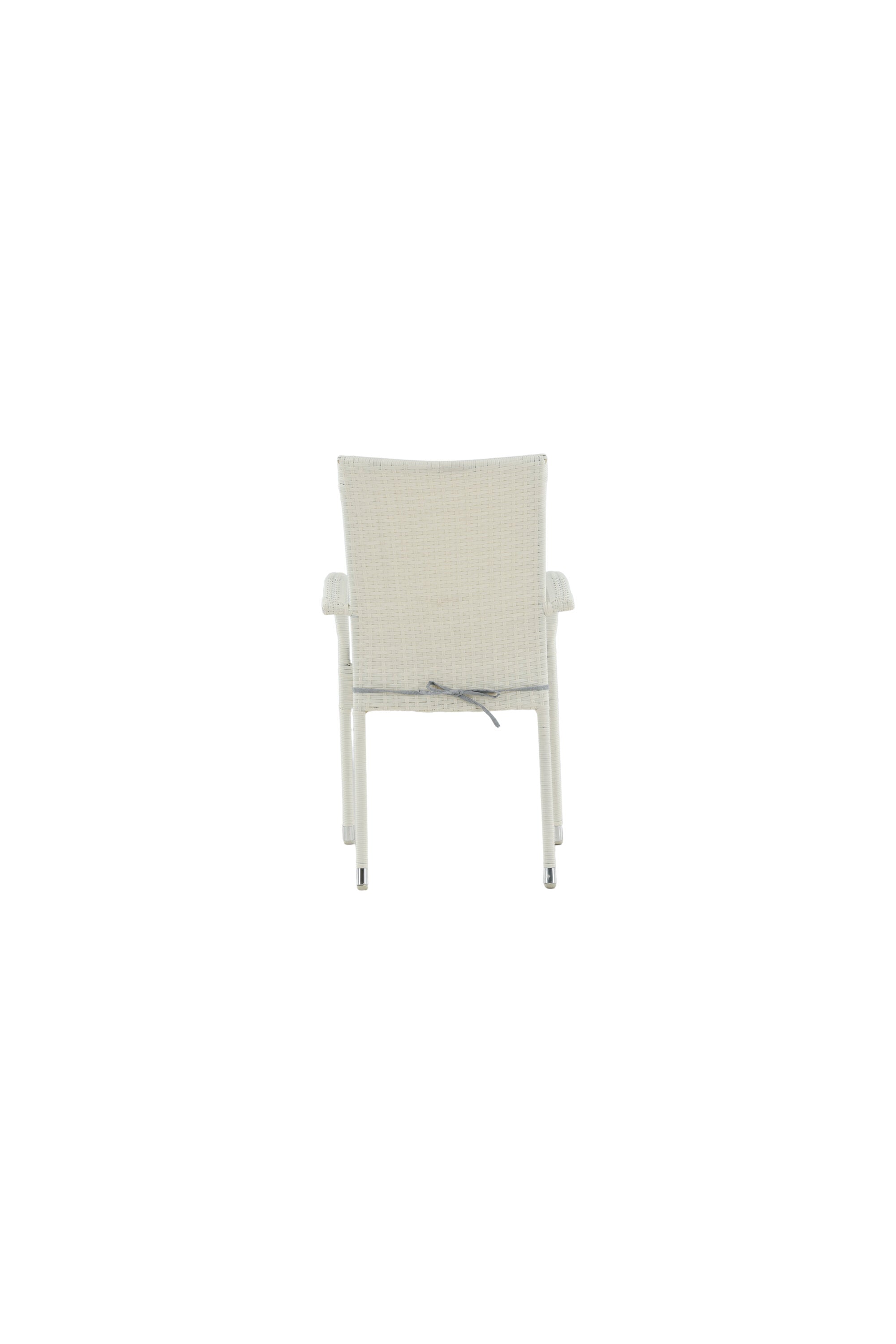 Anna Gartenstuhl in Weiss präsentiert im Onlineshop von KAQTU Design AG. Gartenstuhl mit Armlehnen ist von Venture Home