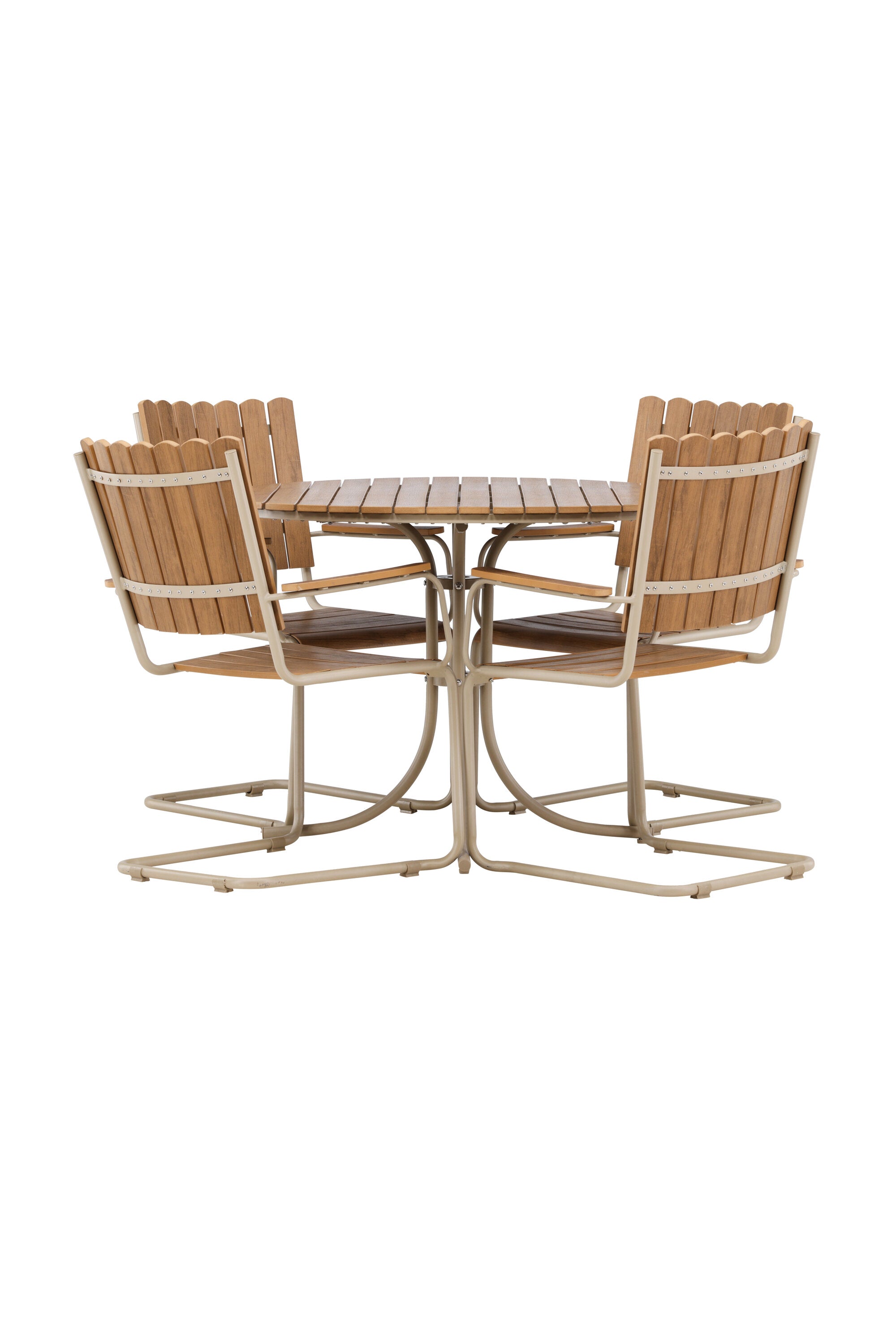 Das Holmsund Gartentisch-Set von Venture Home kombiniert modernes Design mit praktischer Funktionalität für Ihren Garten.