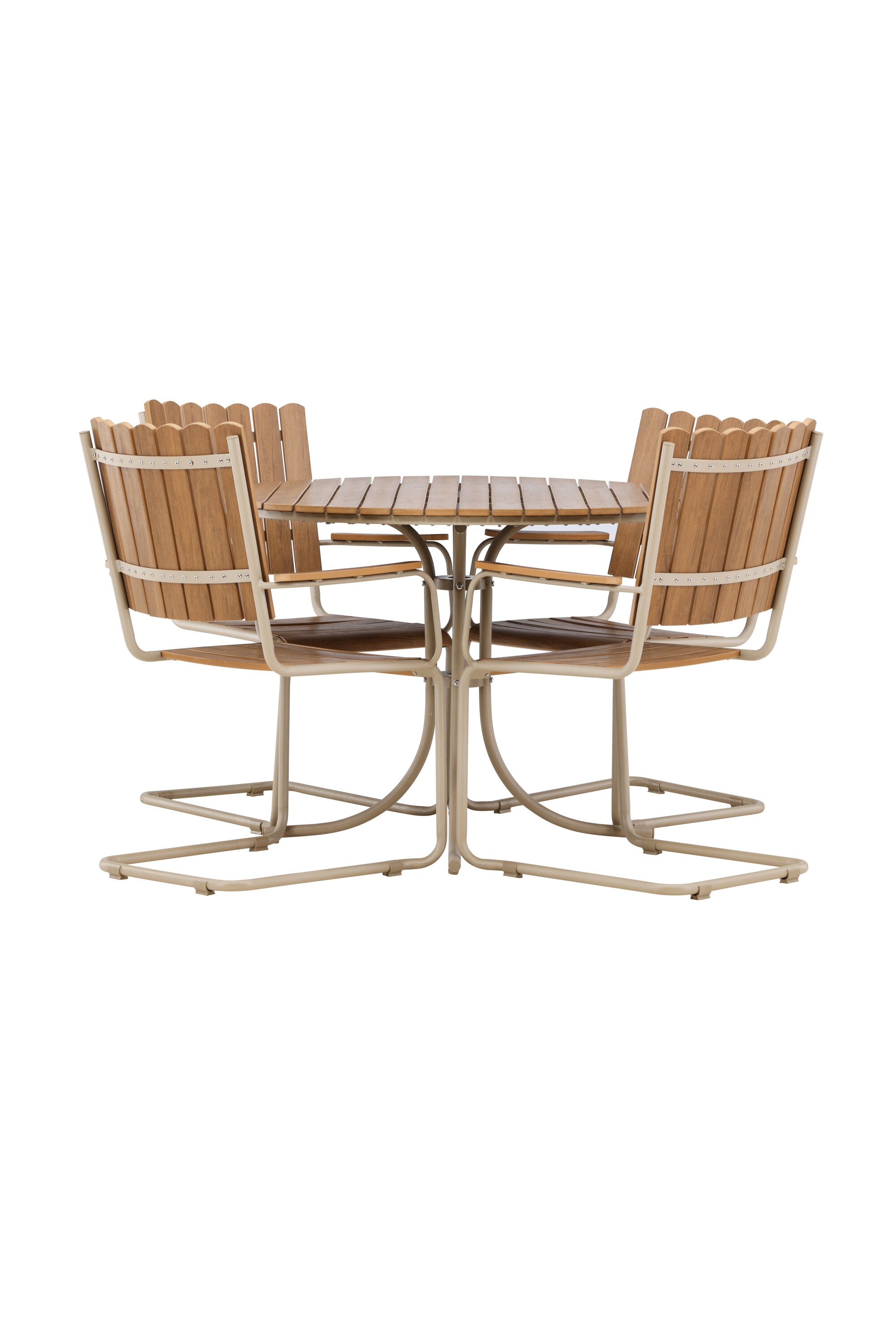 Das Holmsund Gartentisch-Set von Venture Home kombiniert modernes Design mit praktischer Funktionalität für Ihren Garten.