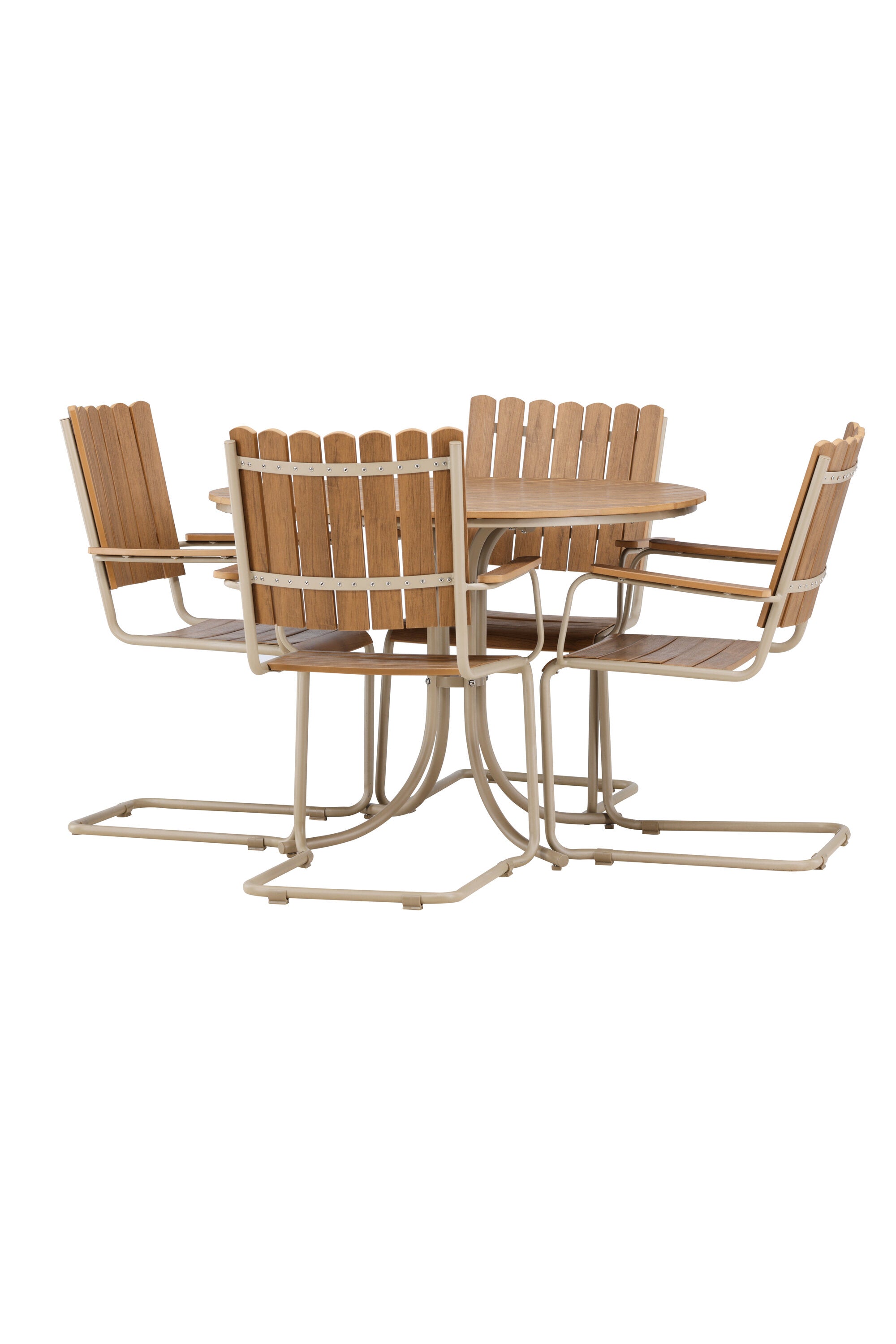 Das Holmsund Gartentisch-Set von Venture Home kombiniert modernes Design mit praktischer Funktionalität für Ihren Garten.