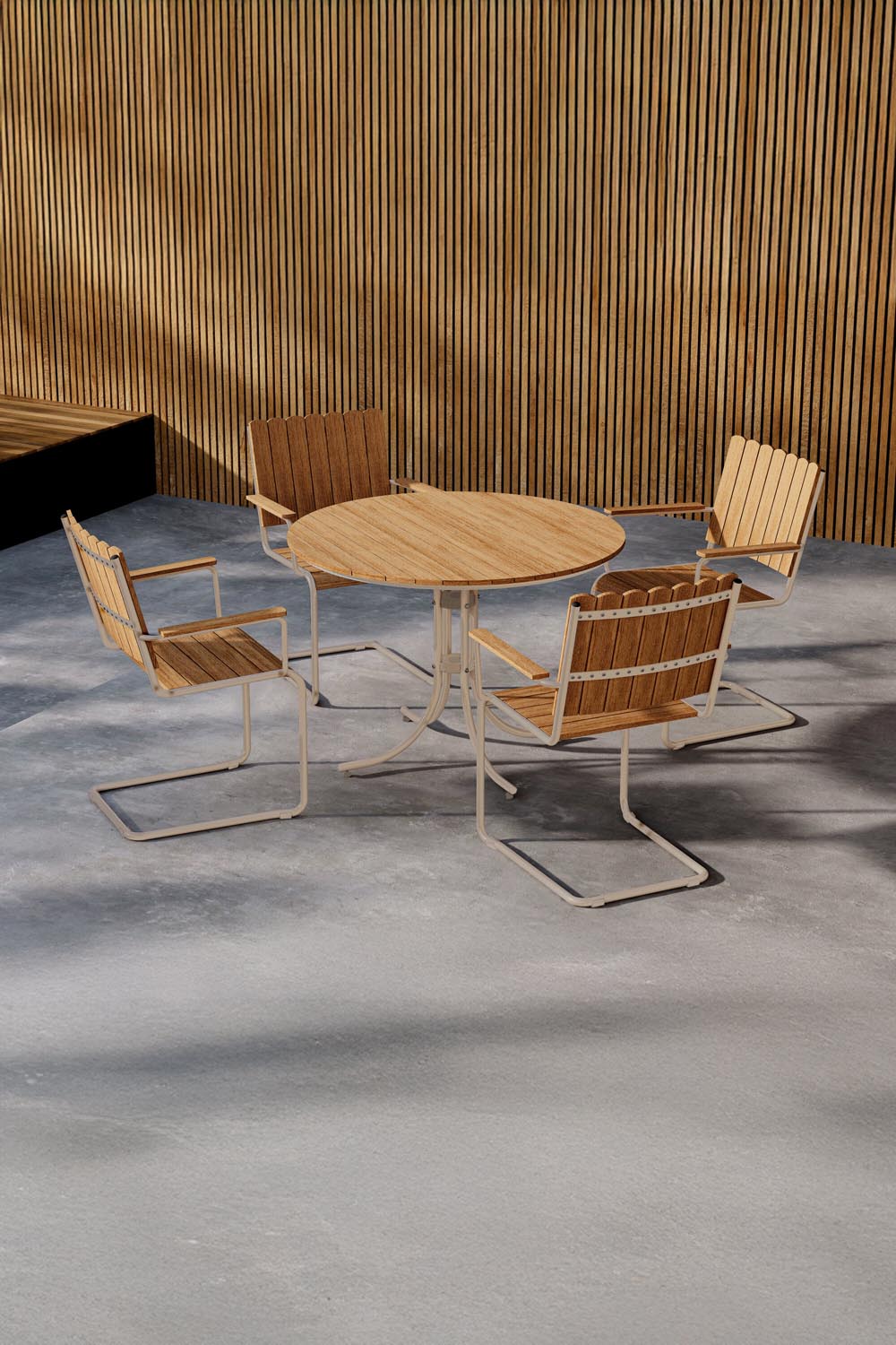Holmsund Gartentisch-Set in präsentiert im Onlineshop von KAQTU Design AG. Gartentischset ist von Venture Home