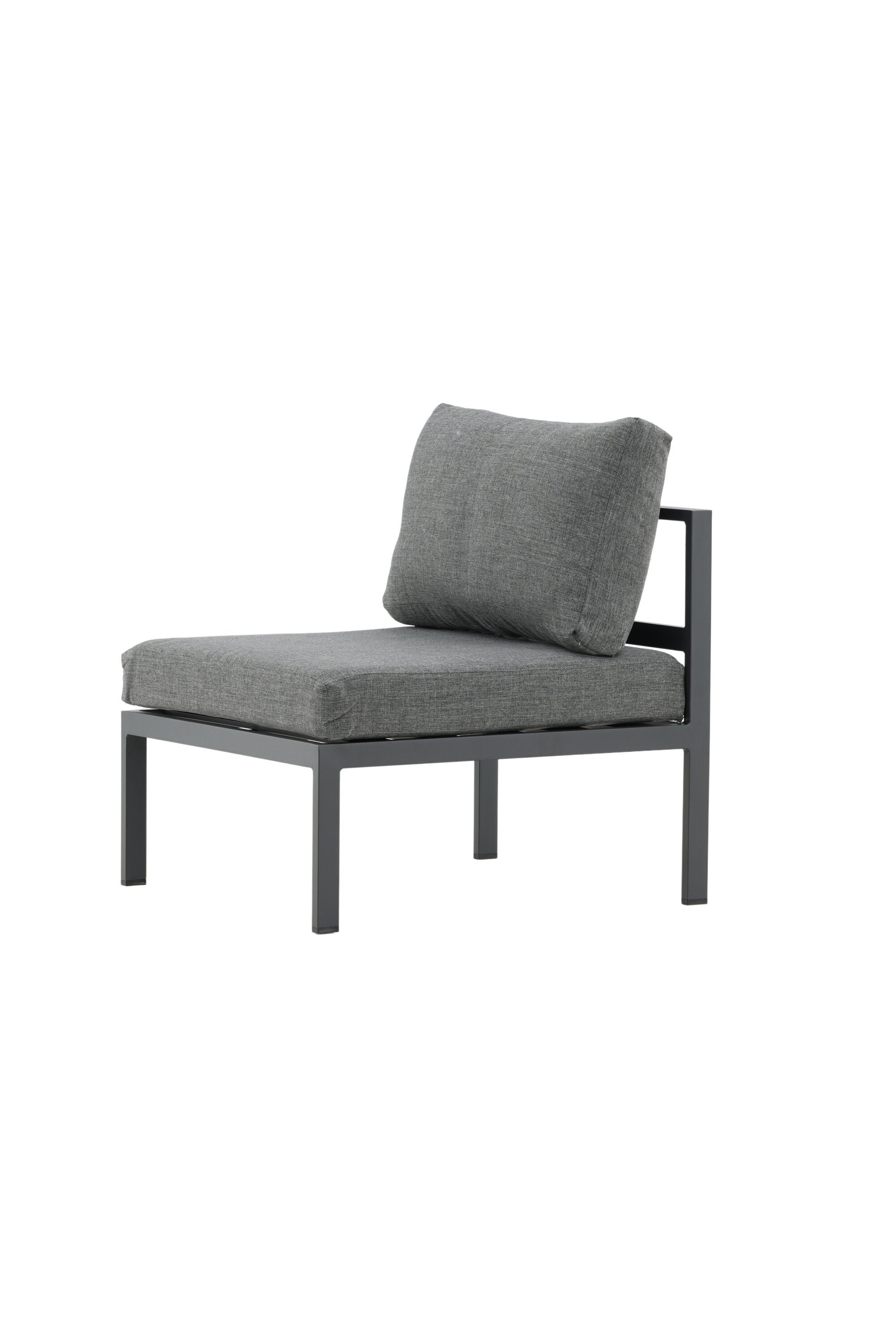 Copacabana Sofa Middle in Schwarz / Grau präsentiert im Onlineshop von KAQTU Design AG. Lounge Sofa ist von Venture Home
