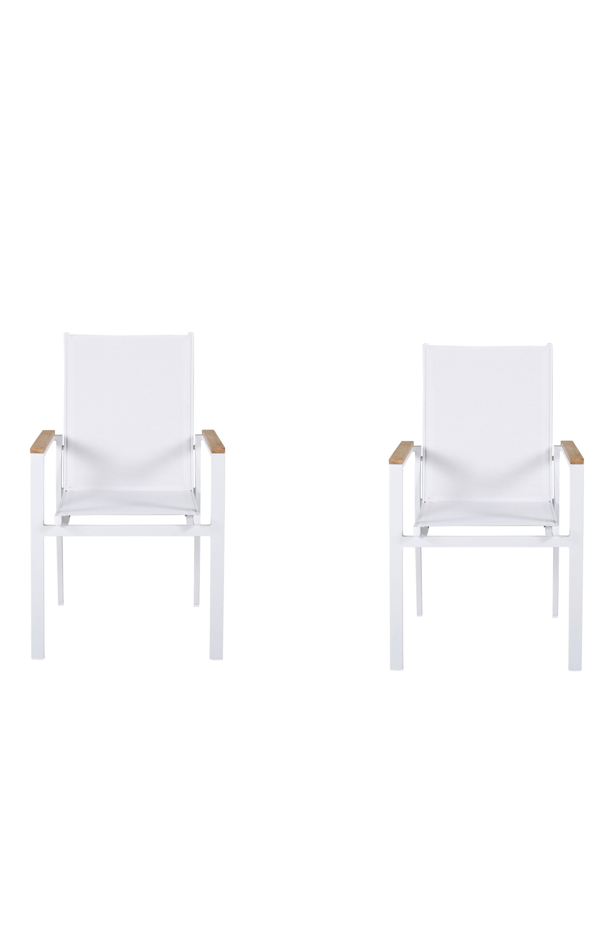 Texas Gartenstuhl in Weiss präsentiert im Onlineshop von KAQTU Design AG. Gartenstuhl mit Armlehnen ist von Venture Home