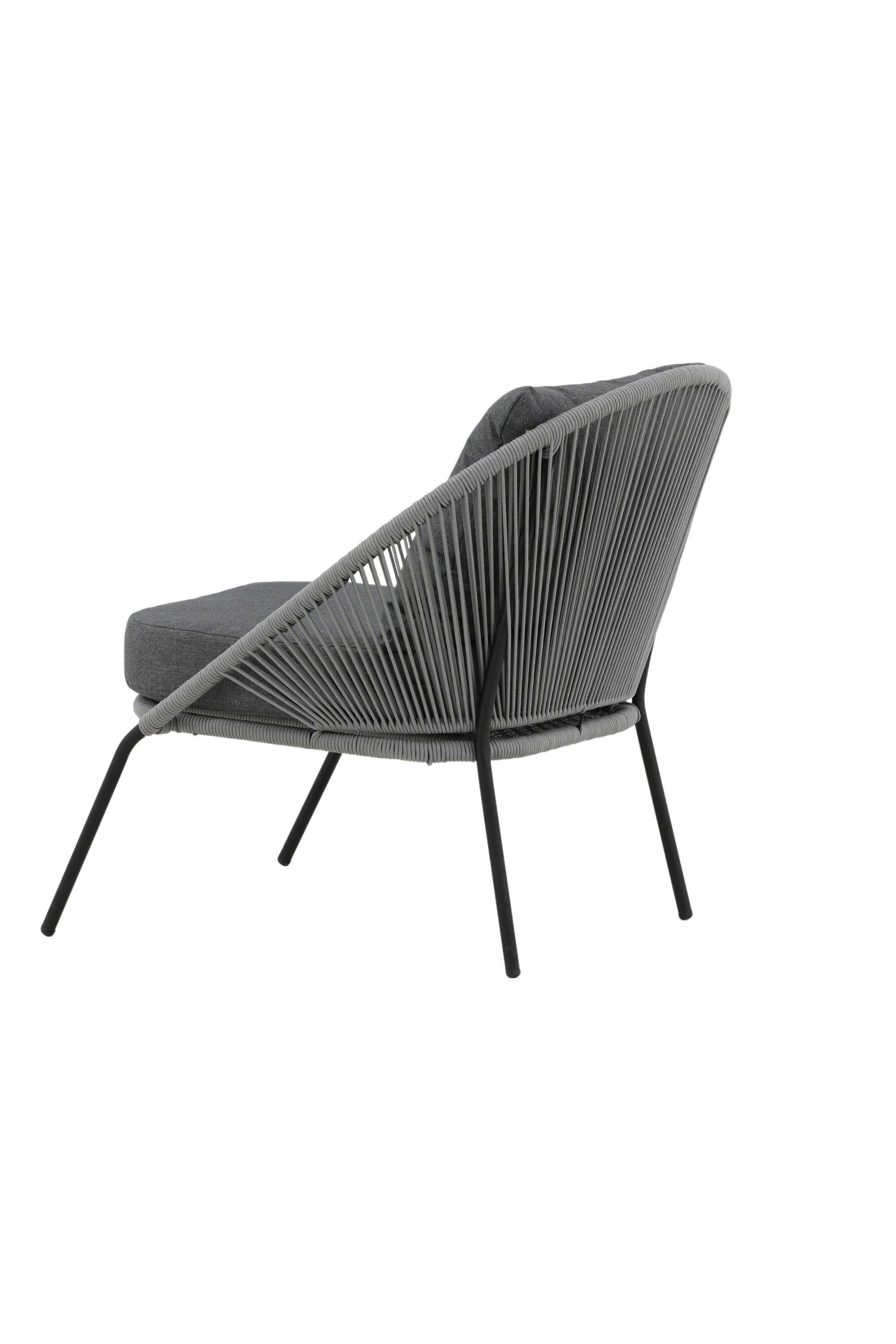 Lindos Lounge Chair in Grau präsentiert im Onlineshop von KAQTU Design AG. Outdoor-Sessel ist von Venture Home