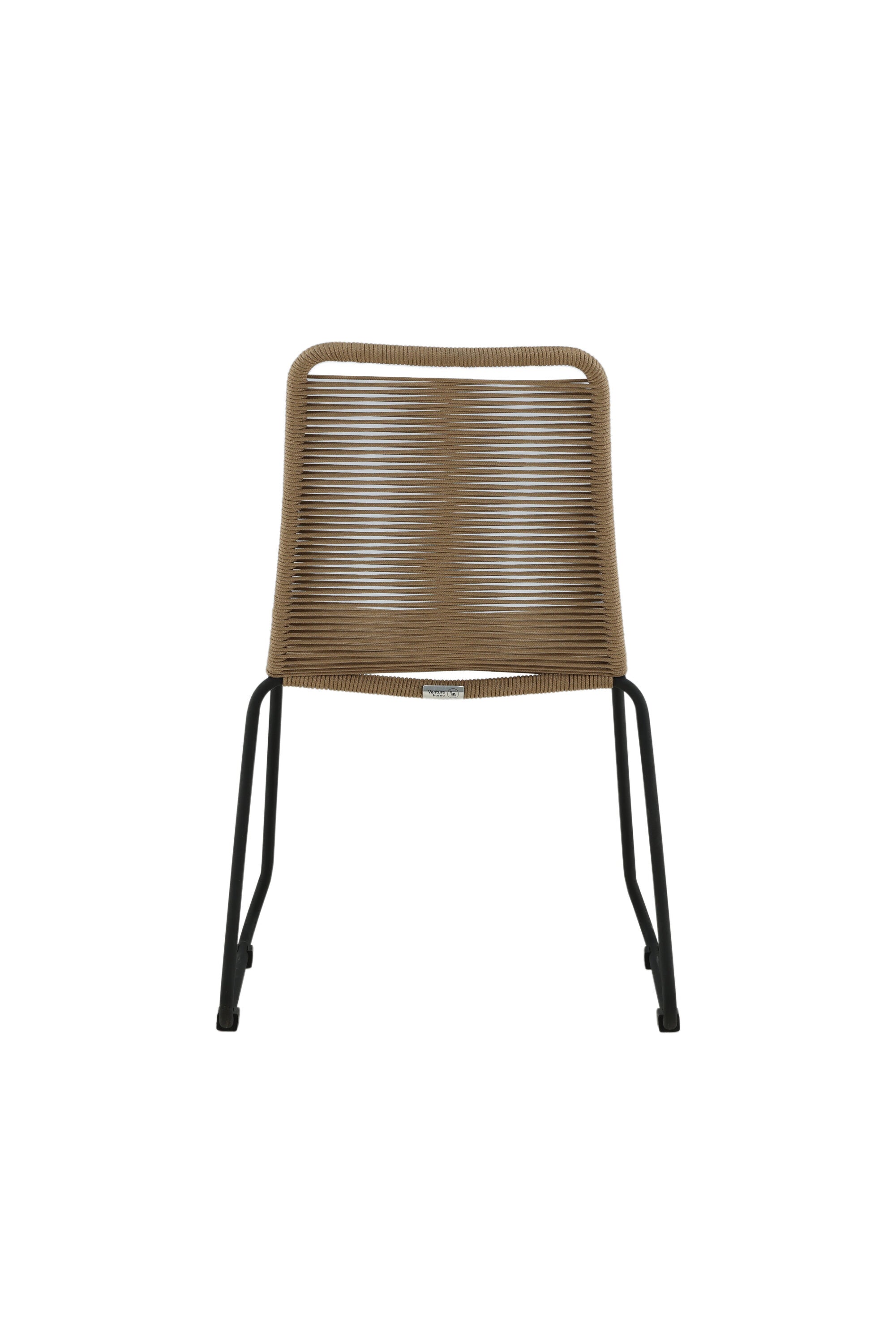 Lindos Gartenstuhl in Braun präsentiert im Onlineshop von KAQTU Design AG. Gartenstuhl ist von Venture Home
