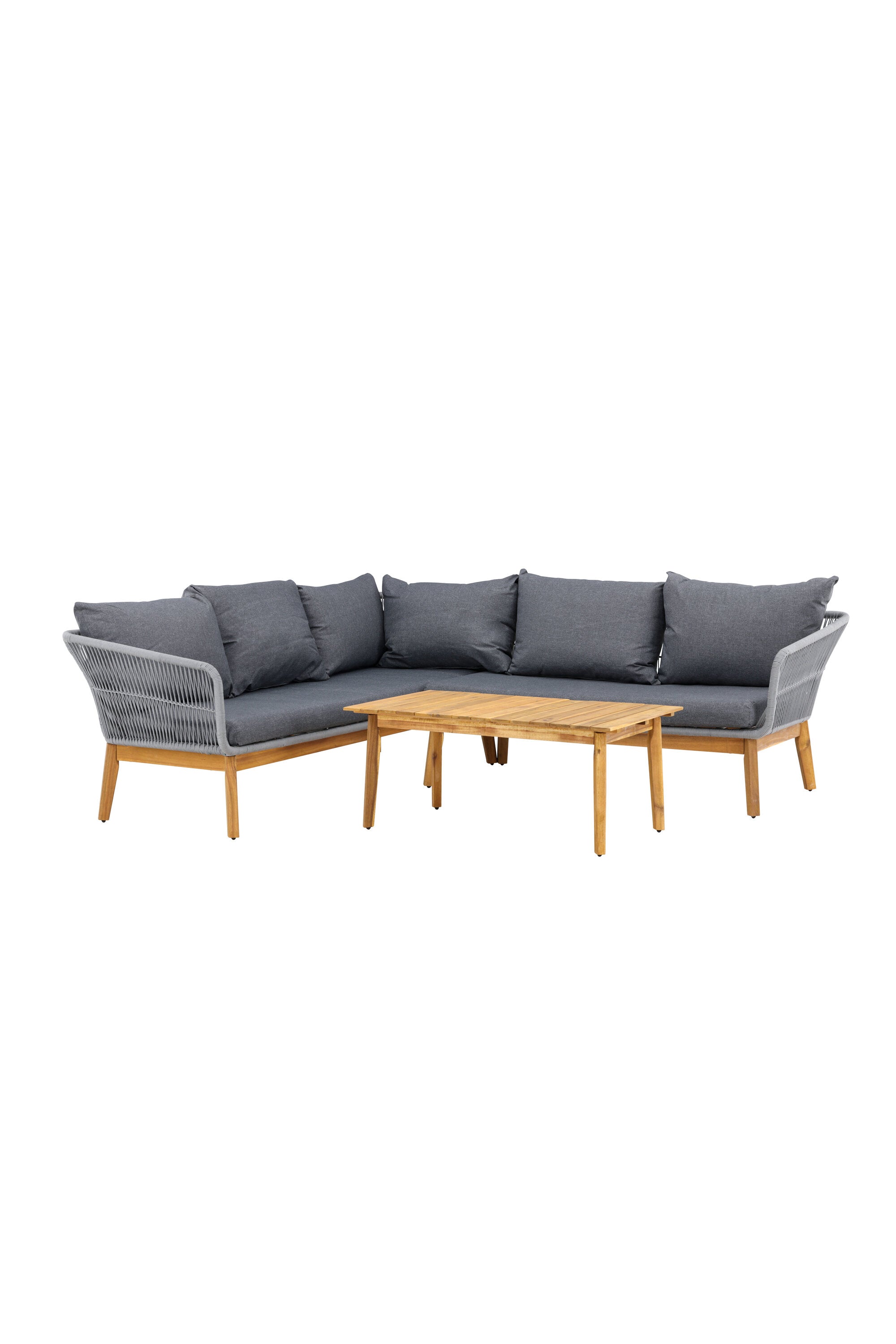 Chania Ecksofa Outdoorset 110cm in Grau präsentiert im Onlineshop von KAQTU Design AG. Loungeset ist von Venture Home