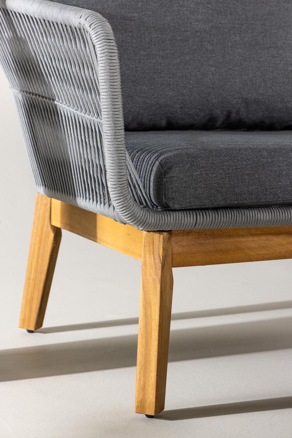 Chania Ecksofa Outdoorset 110cm in Grau präsentiert im Onlineshop von KAQTU Design AG. Loungeset ist von Venture Home