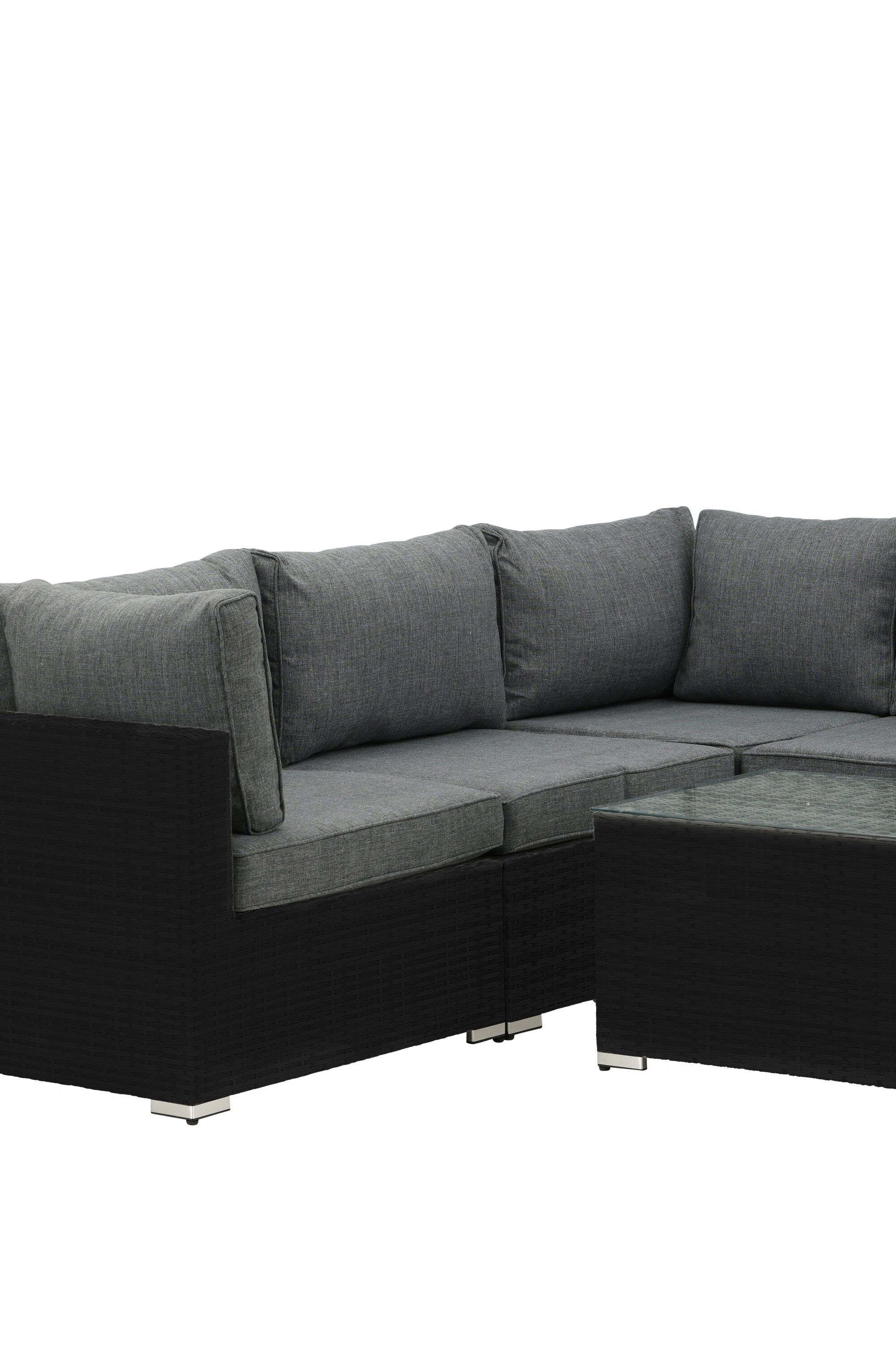 Amazon Ecksofa Outdoorset 110cm in Grau präsentiert im Onlineshop von KAQTU Design AG. Loungeset ist von Venture Home